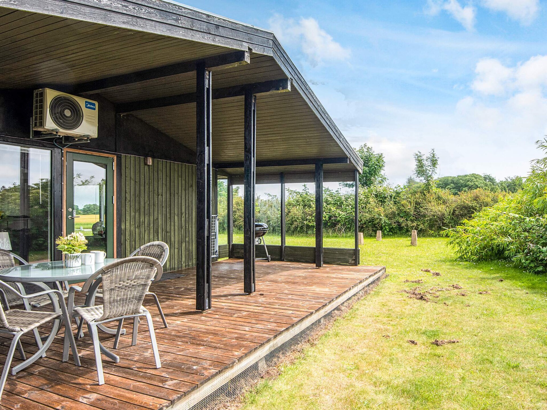 Vrijstaand vakantiehuis met overdekt terras, 1,5 km van de kust bij Juelsminde - foto 26