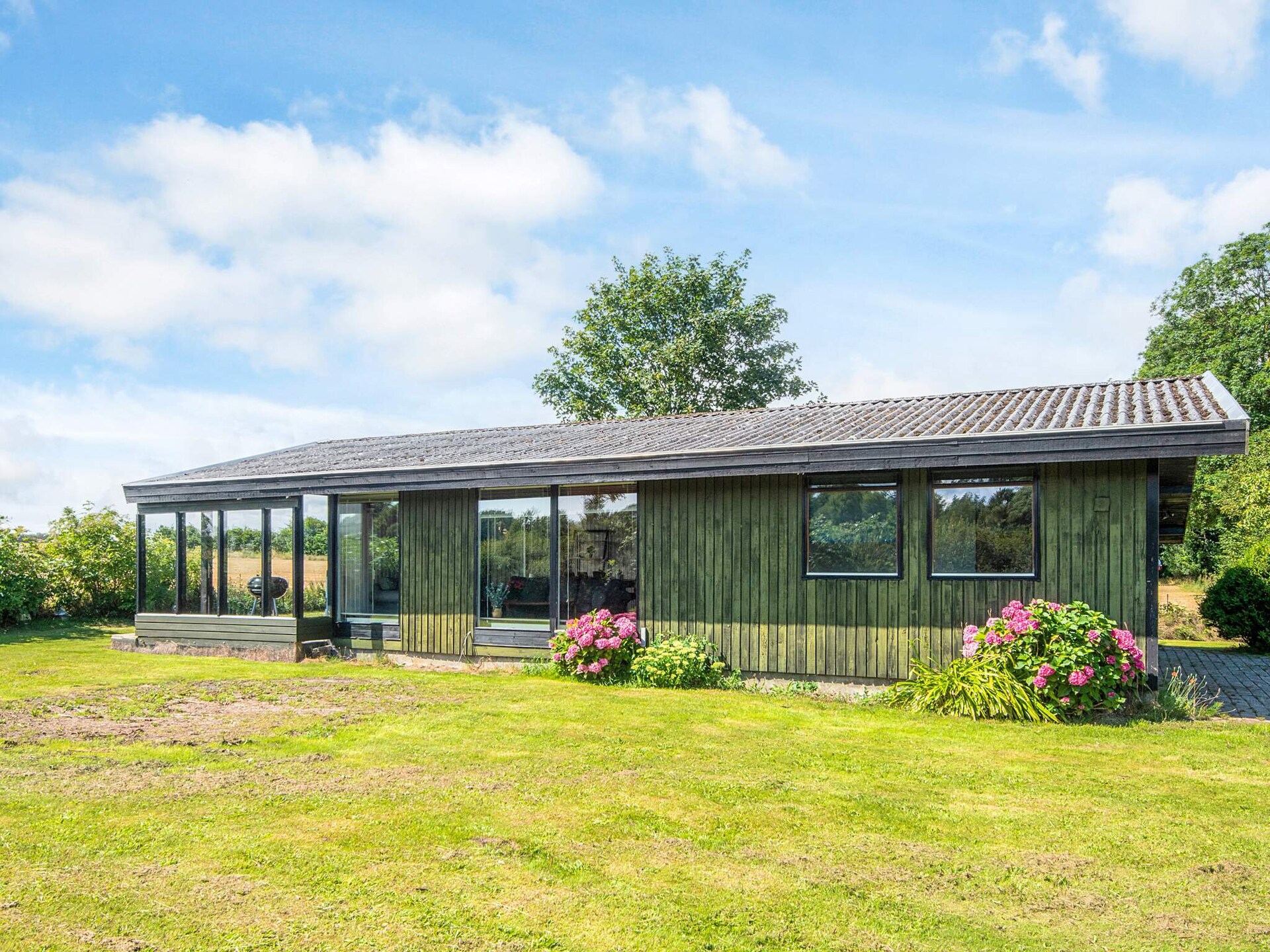 Vrijstaand vakantiehuis met overdekt terras, 1,5 km van de kust bij Juelsminde - foto 2