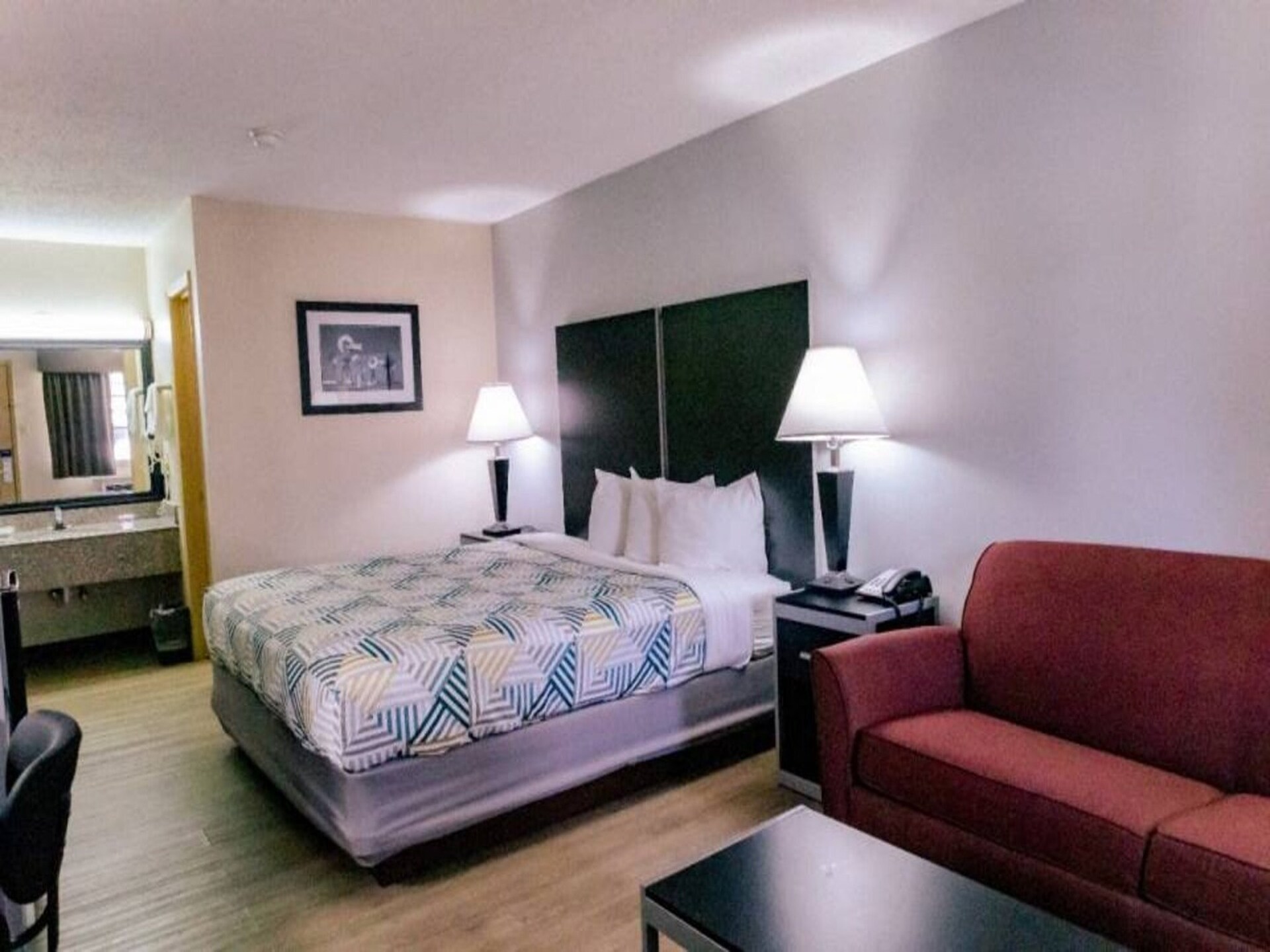 Comfortabele kingsize kamer met koelkast en magnetron in Nacogdoches - foto 15