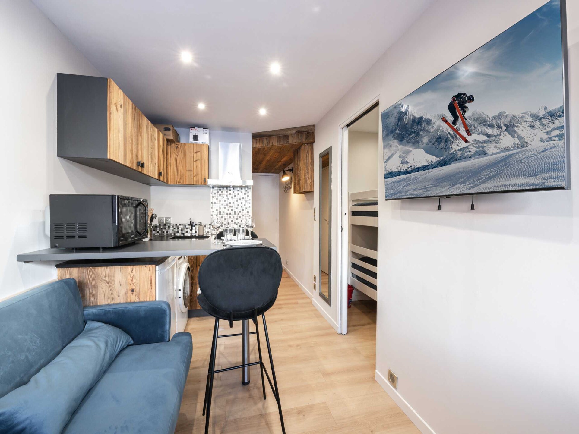 Knus hoekappartement in Val Thorens, direct aan de piste - foto 9