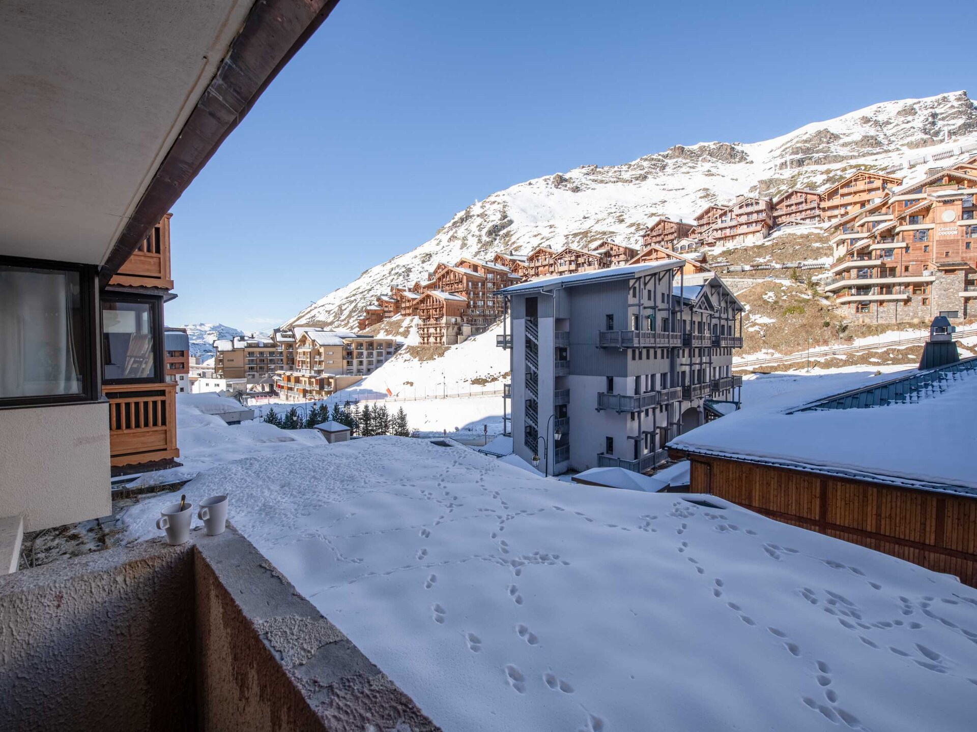 Knus hoekappartement in Val Thorens, direct aan de piste - foto 13