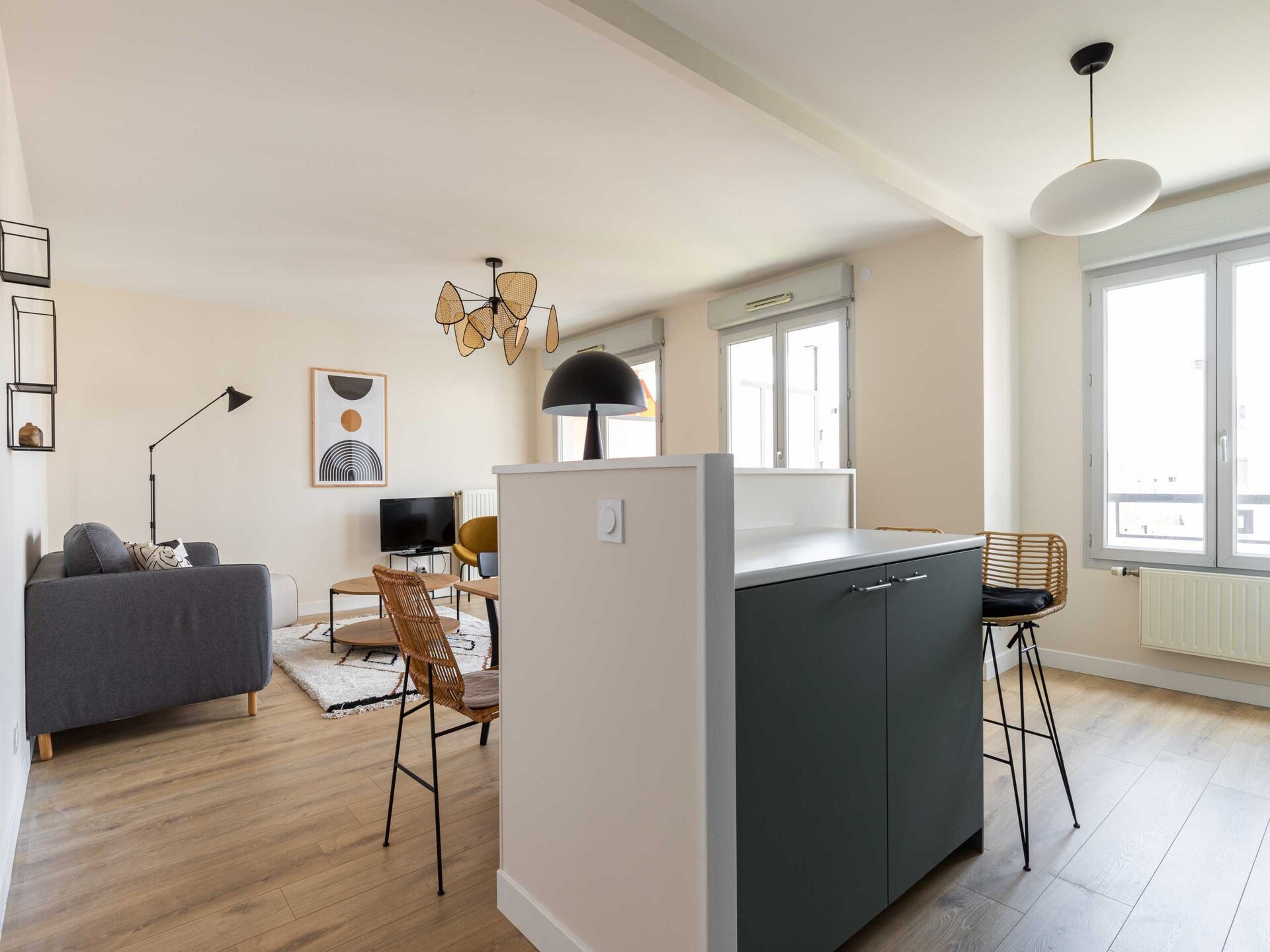 Architecturaal appartement in Villeurbanne, 2 slaapkamers, 4 personen - foto 9