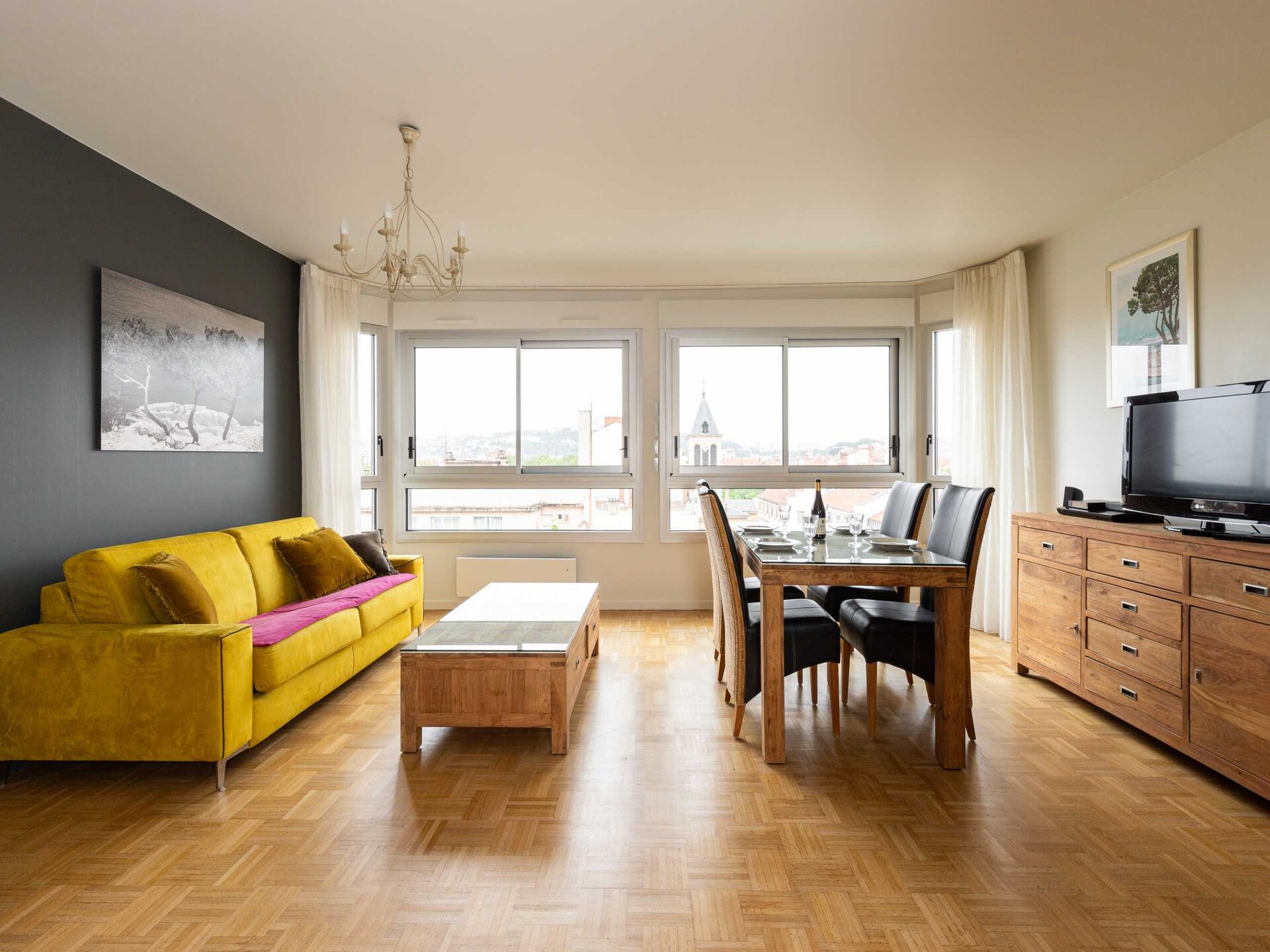 Licht modern appartement in het groen van Lyon, vlak bij metro Foch - foto 2