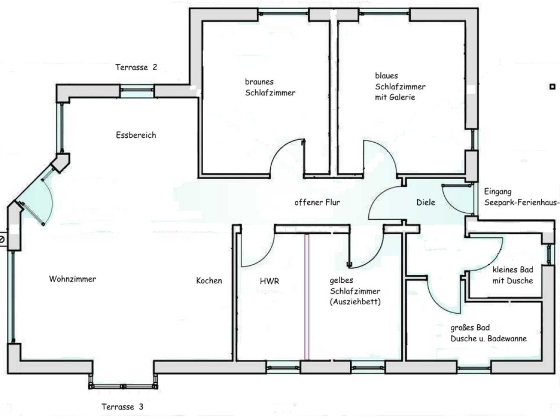 Designbungalow Seepark op Rügen met zeezicht en privésauna - foto 22