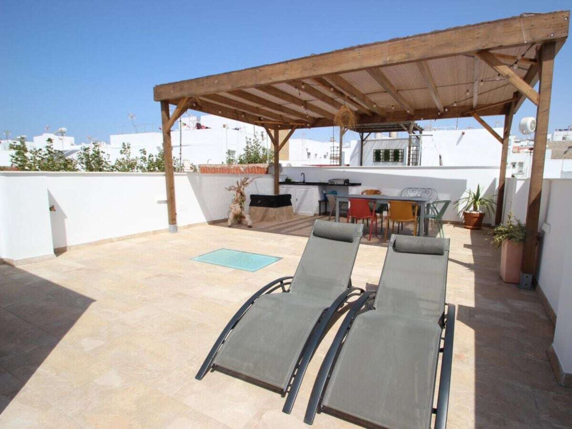 Sfeervol vakantiehuis met dakterras en zeezicht in Conil - foto 5