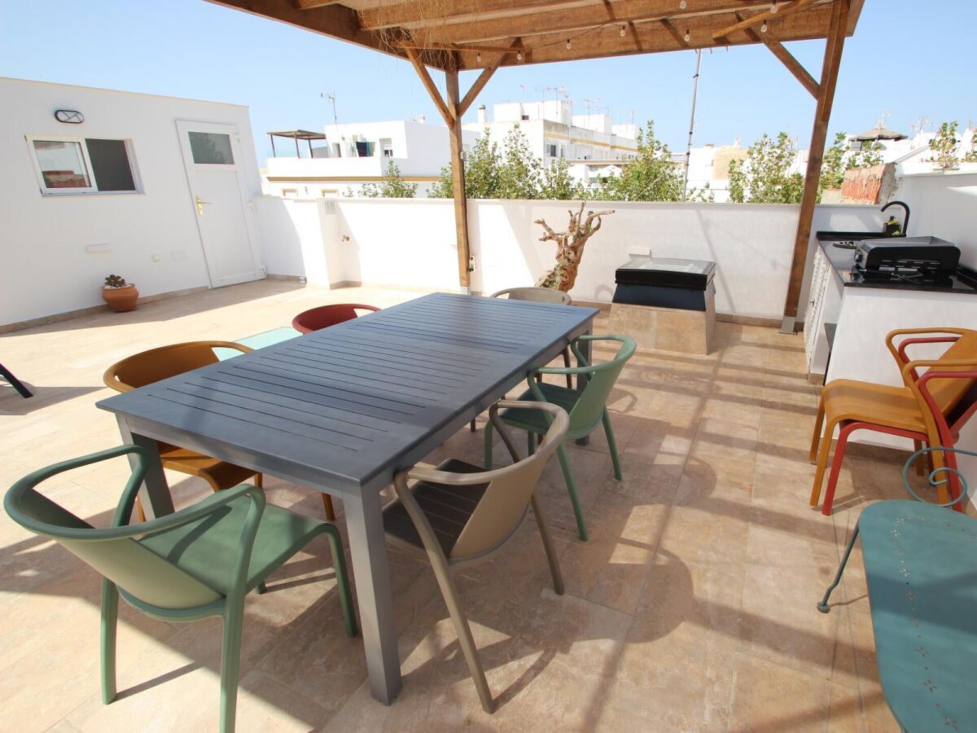 Sfeervol vakantiehuis met dakterras en zeezicht in Conil - foto 8