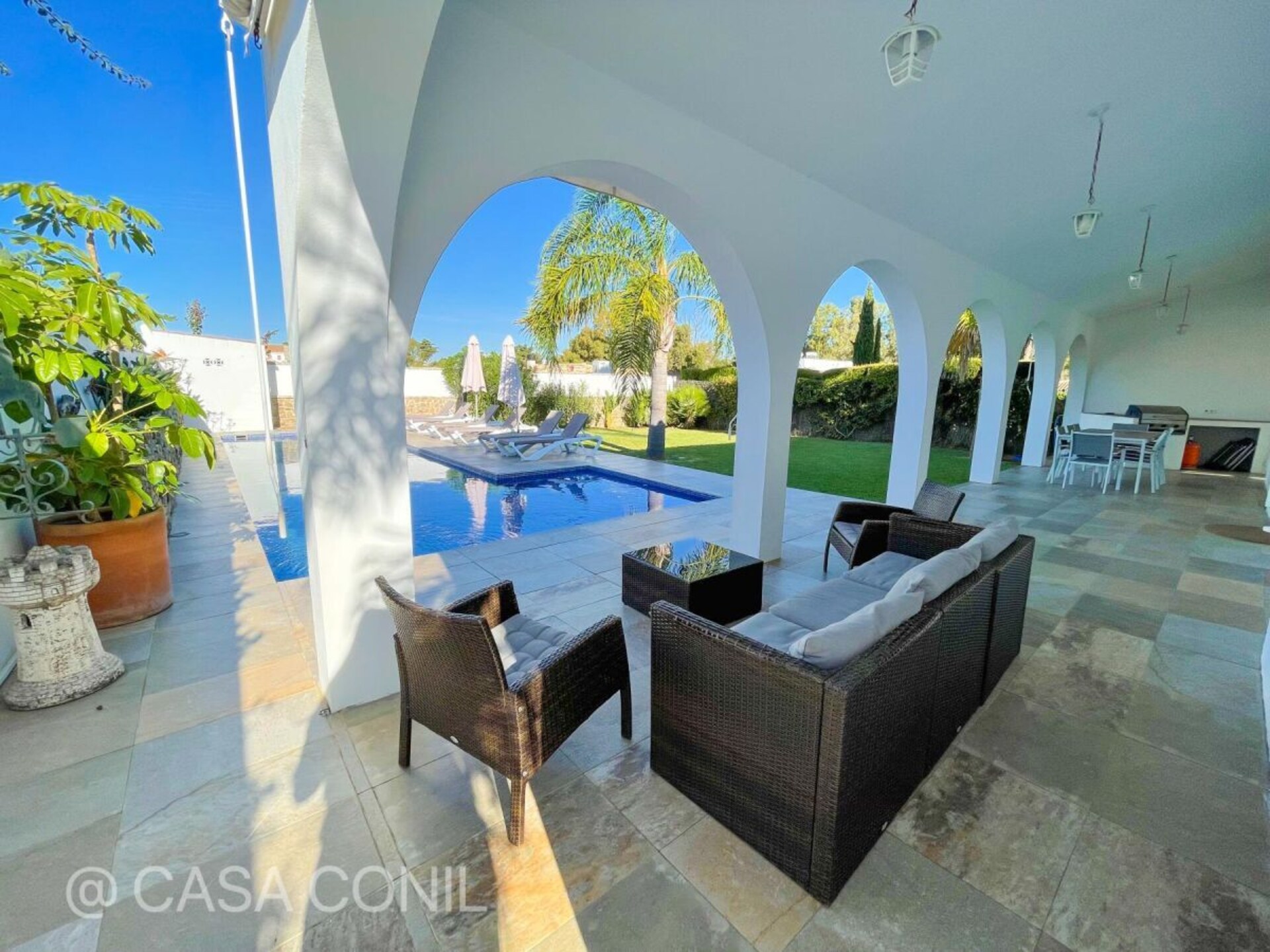 Moderne villa met 11m zwembad op 200m van strand Fuente del Gallo - foto 13
