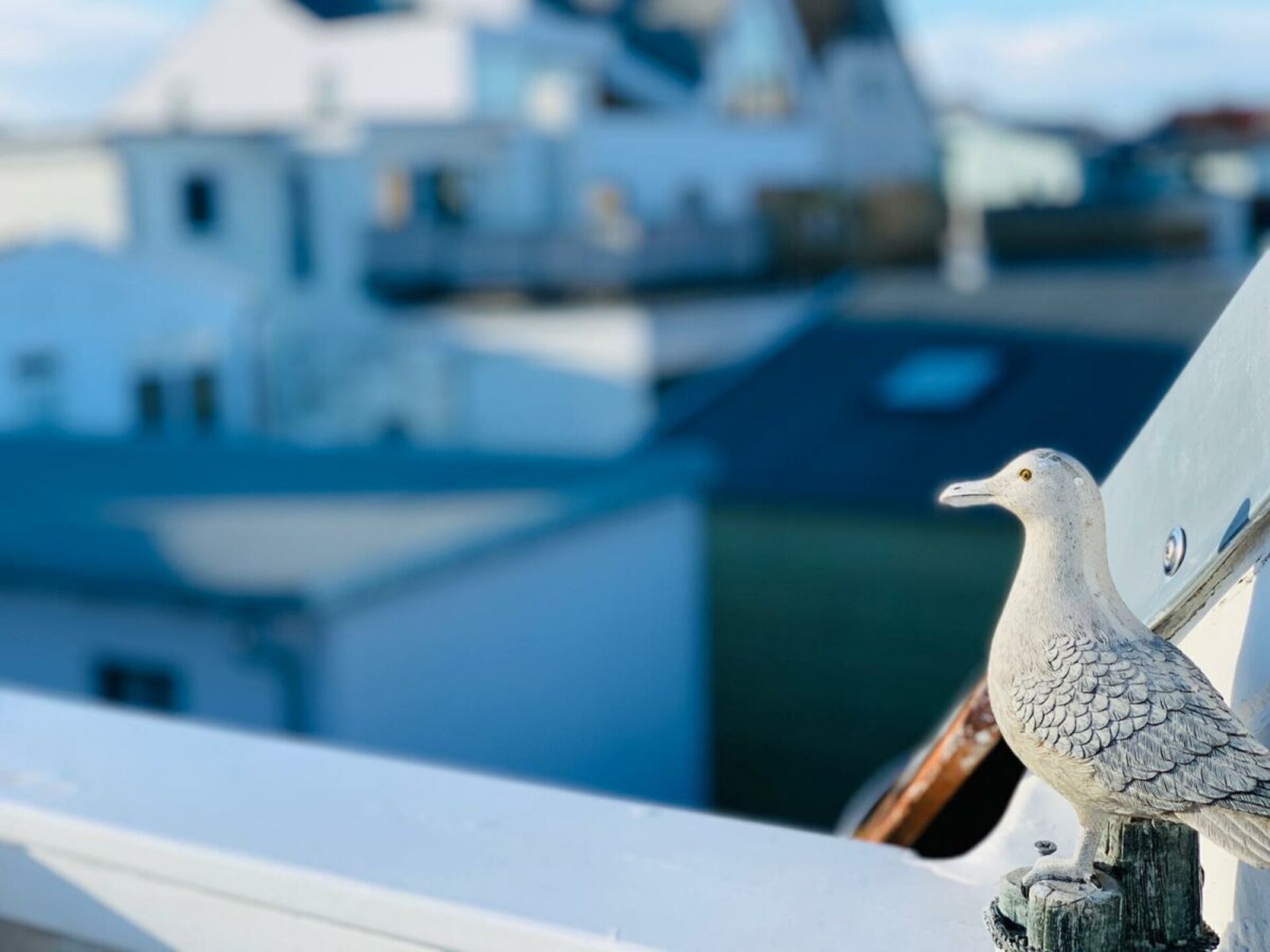 Penthouse aan de Alter Strom in hartje Warnemünde met balkon en zeezicht - foto 14