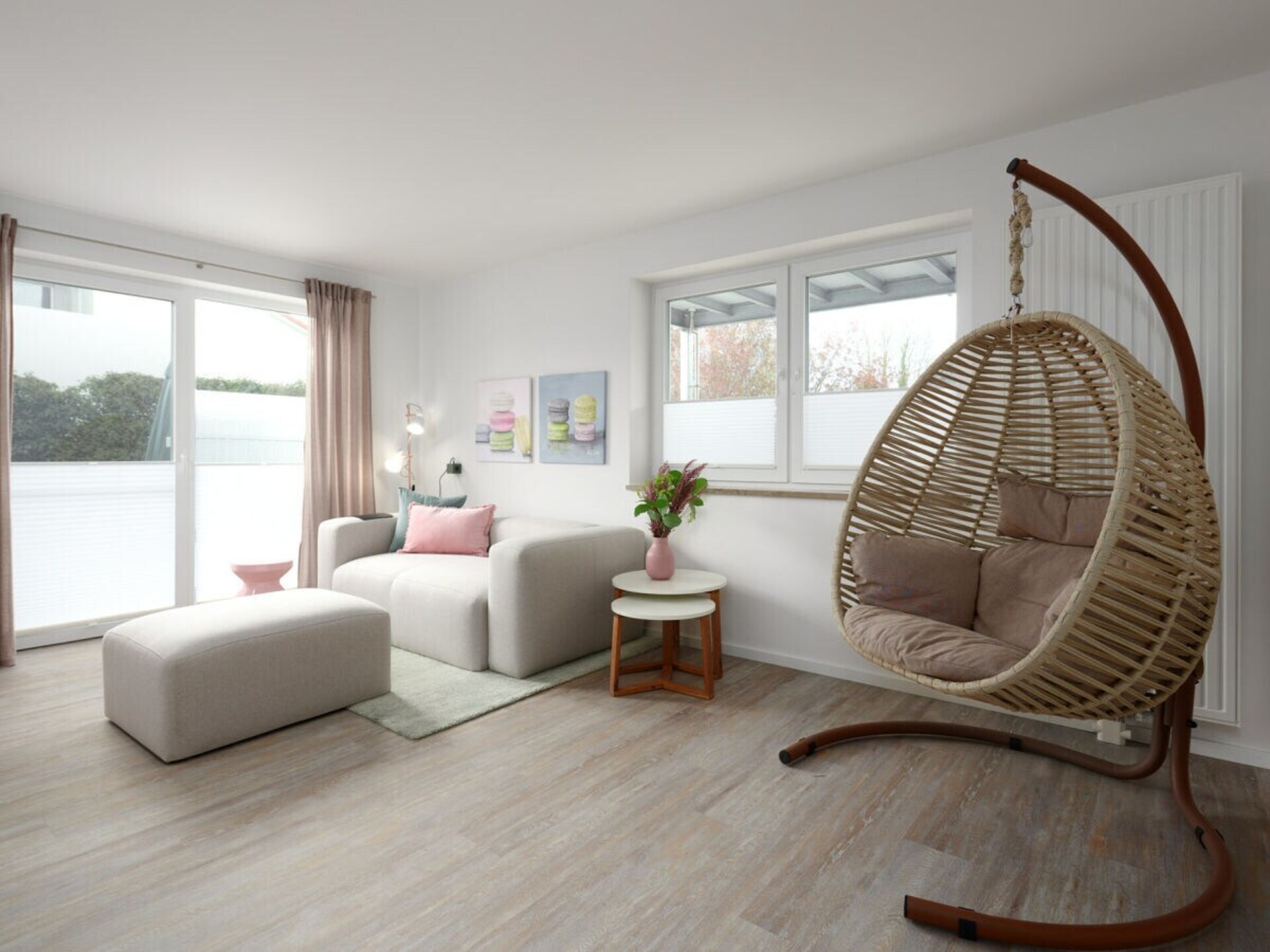Surf Lounge: Modern appartement met kunst en terras in Laboe - foto 11