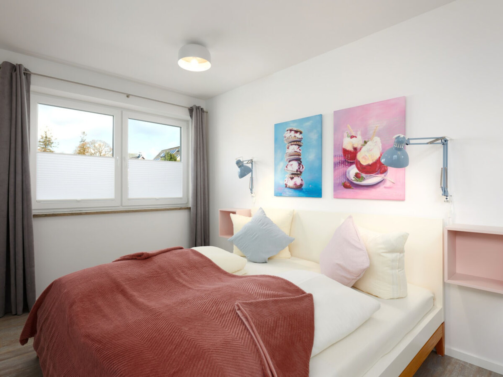 Surf Lounge: Modern appartement met kunst en terras in Laboe - foto 14