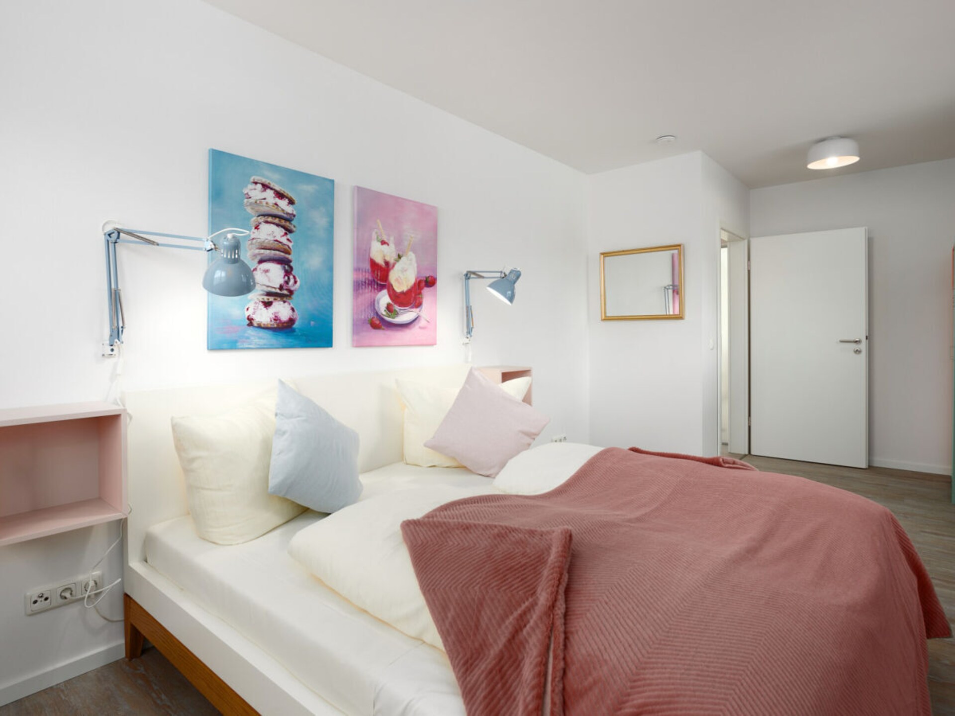 Surf Lounge: Modern appartement met kunst en terras in Laboe - foto 15
