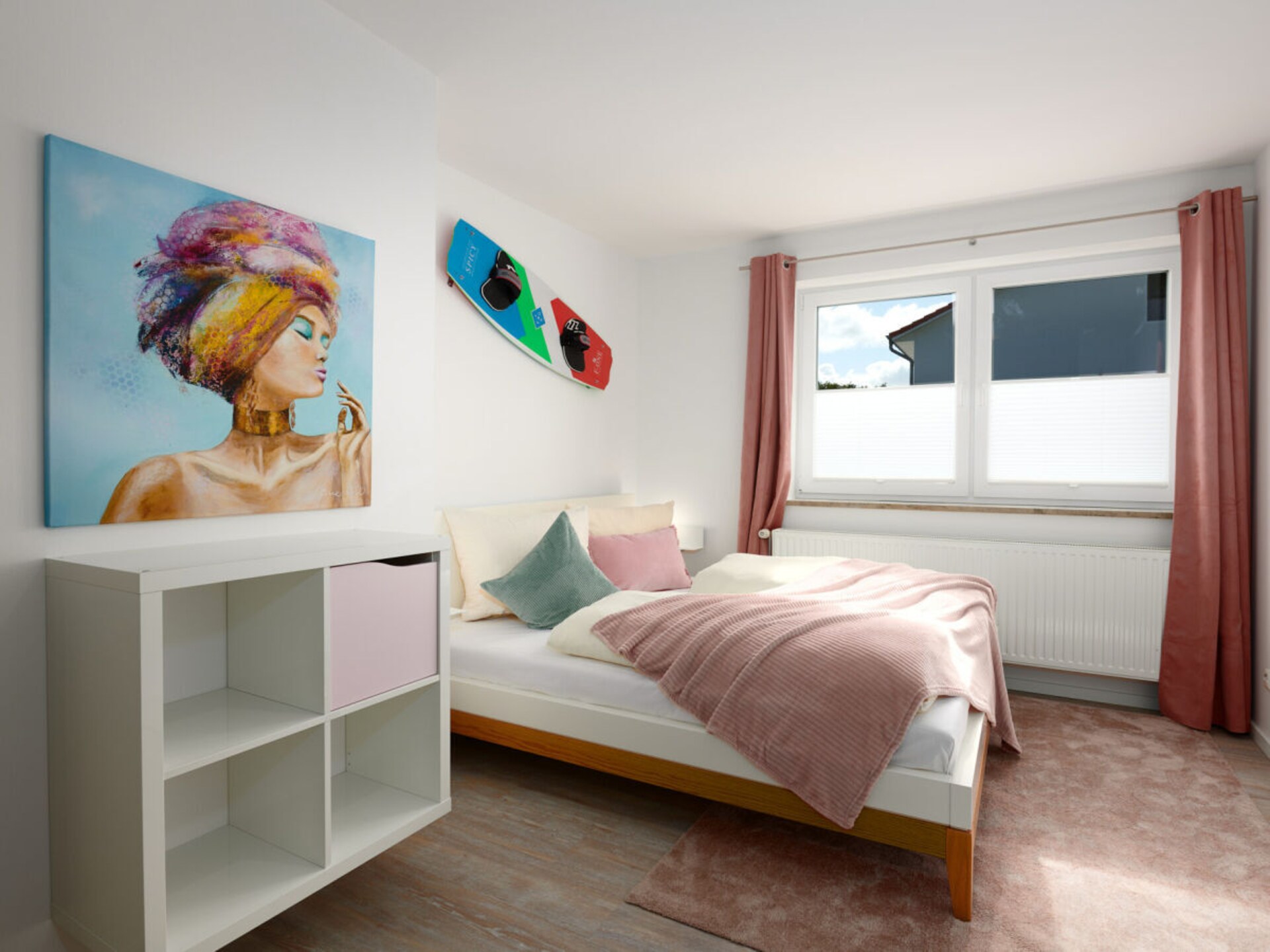 Surf Lounge: Modern appartement met kunst en terras in Laboe - foto 16