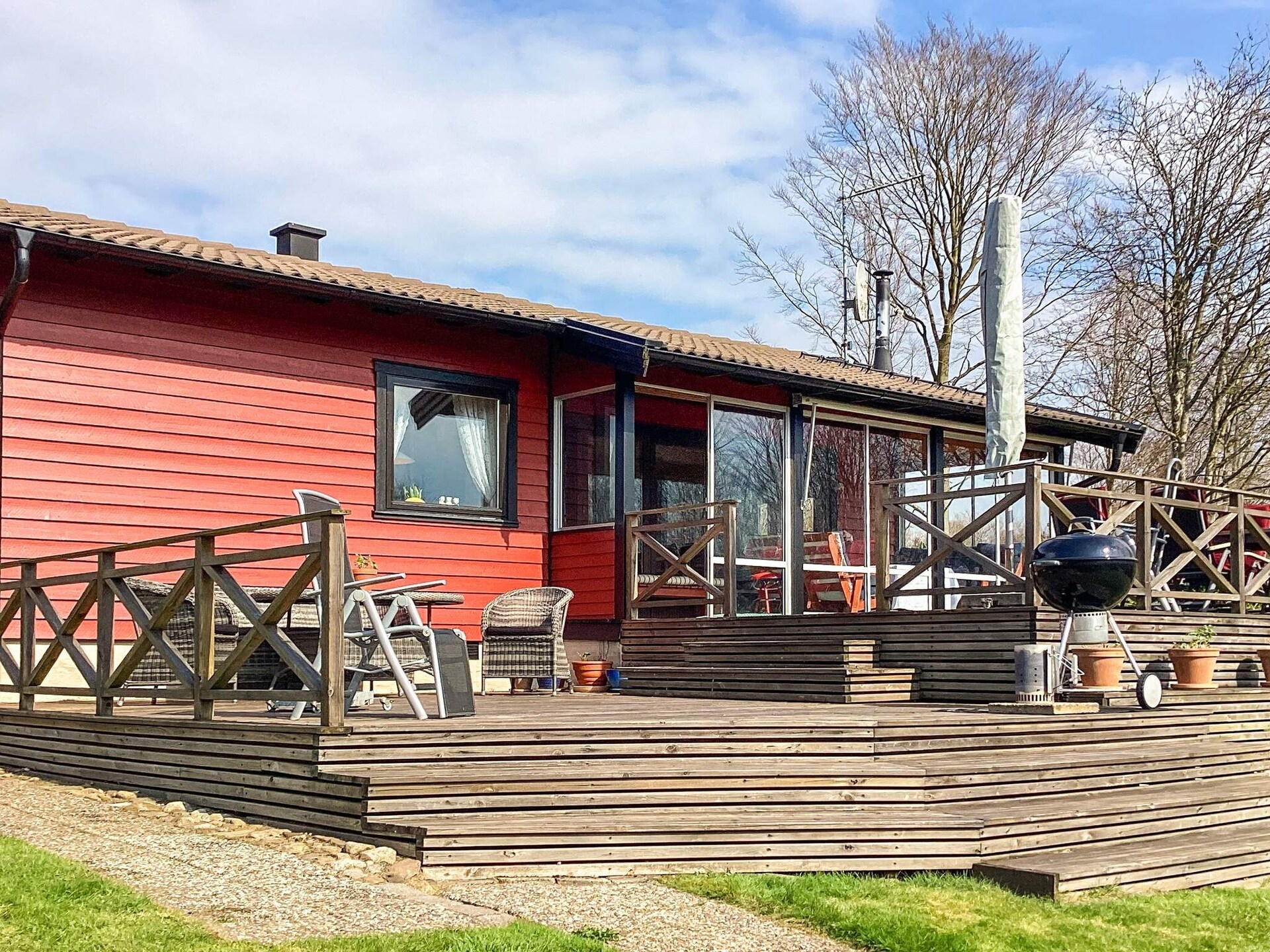 Bosrijke oase aan de golfbaan met zwemmeer nabij Hjärnarp - foto 10