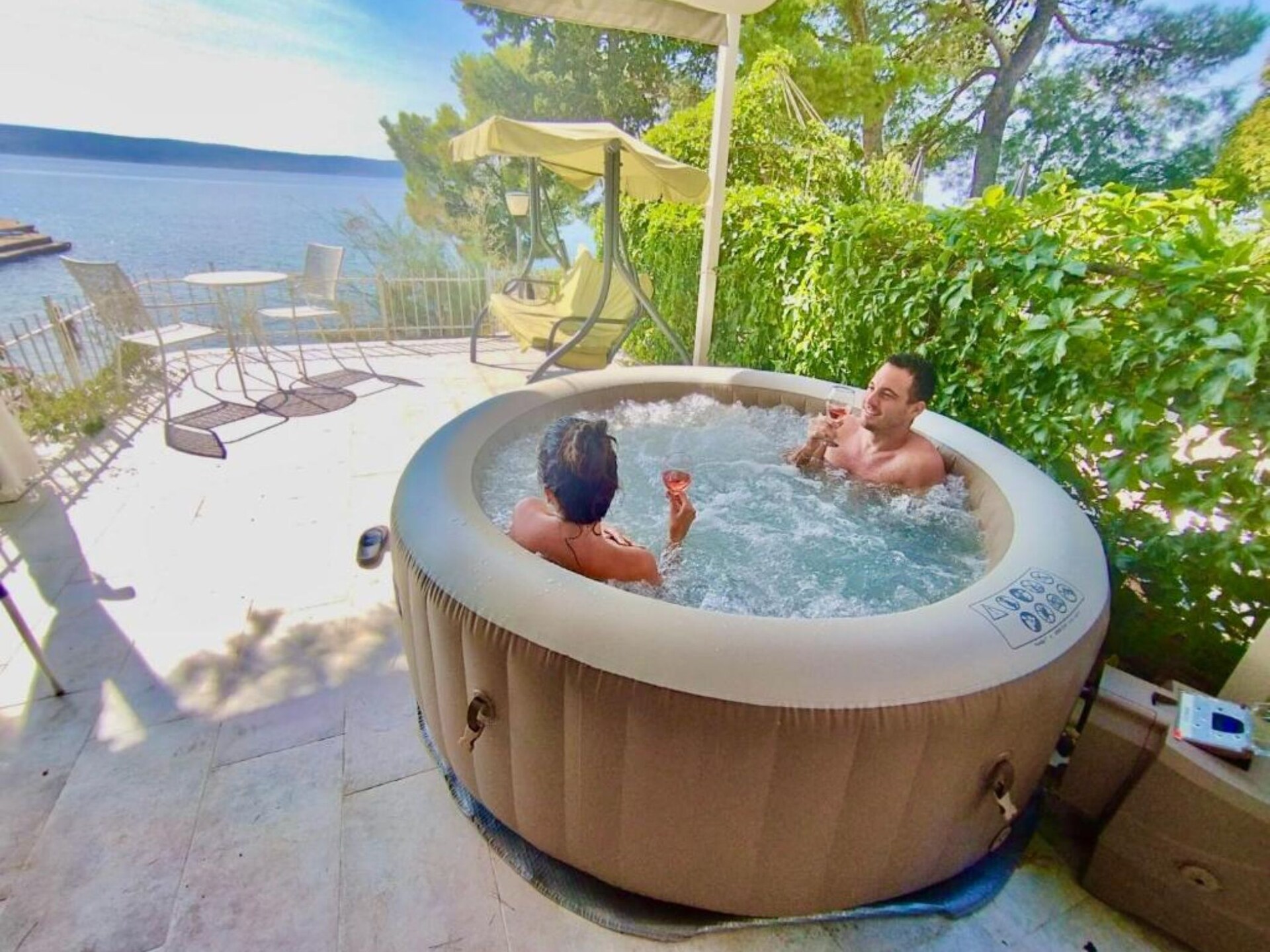Strandhuis op 2 meter van zee in Starigrad-Paklenica met privéstrand - foto 16