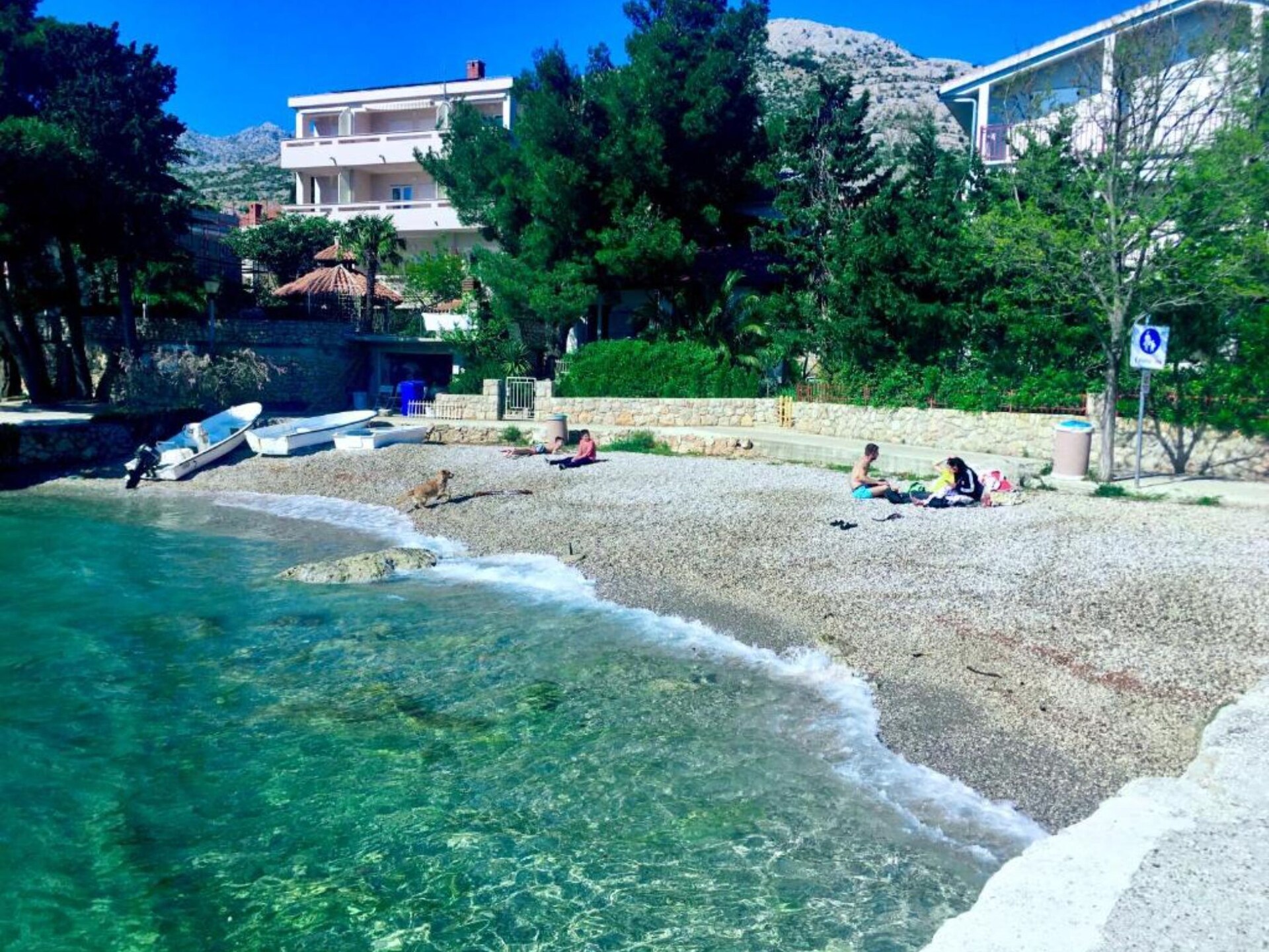 Strandhuis op 2 meter van zee in Starigrad-Paklenica met privéstrand - foto 27