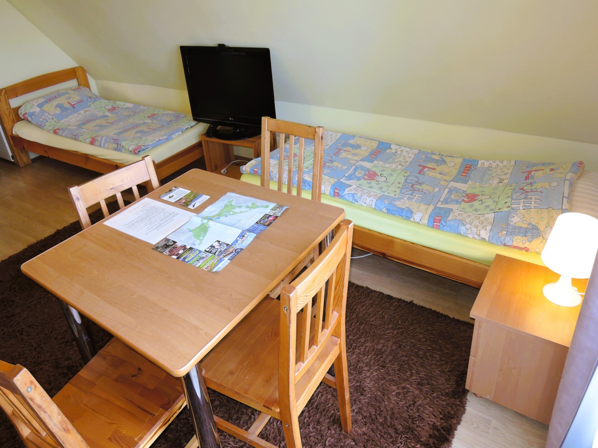 Lichte studio voor 4 op 1e etage met grote tuin, 6 km van zee - foto 8
