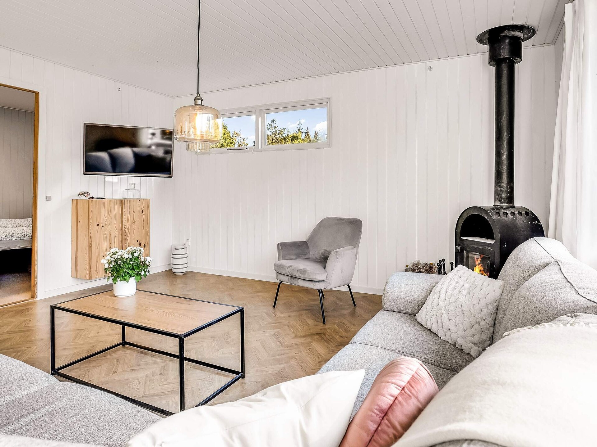 Vrijstaand vakantiehuis aan de golfbaan, 470m van strand Marielyst - foto 32