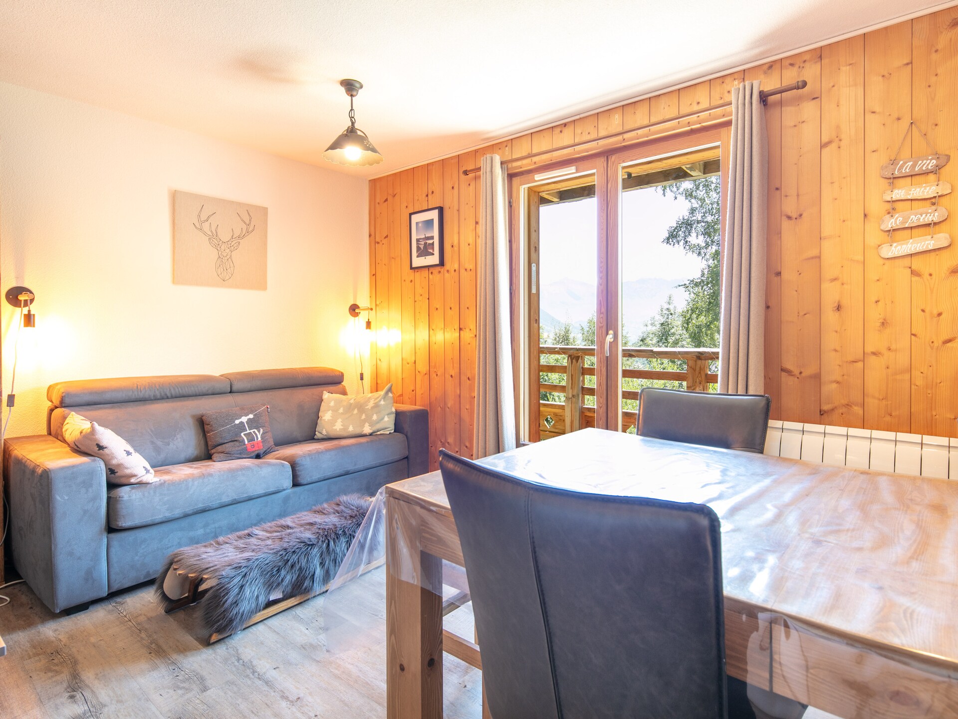 Knusse vrijstaande chalet voor 5, op 700m van de piste in Saint-Sorlin - foto 7