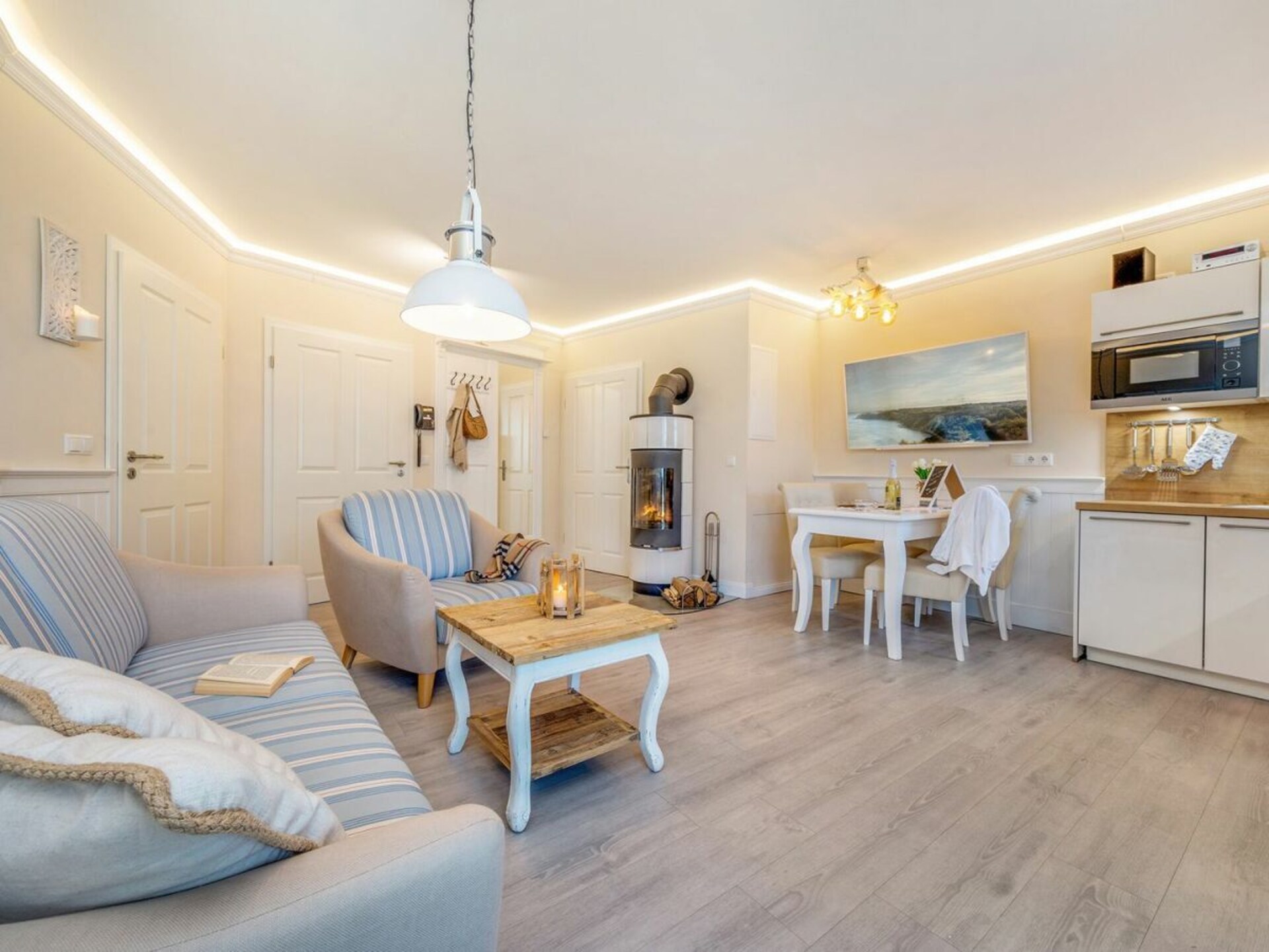 Luxe appartement direct aan het strand van Zingst met sauna en zeezicht - foto 8
