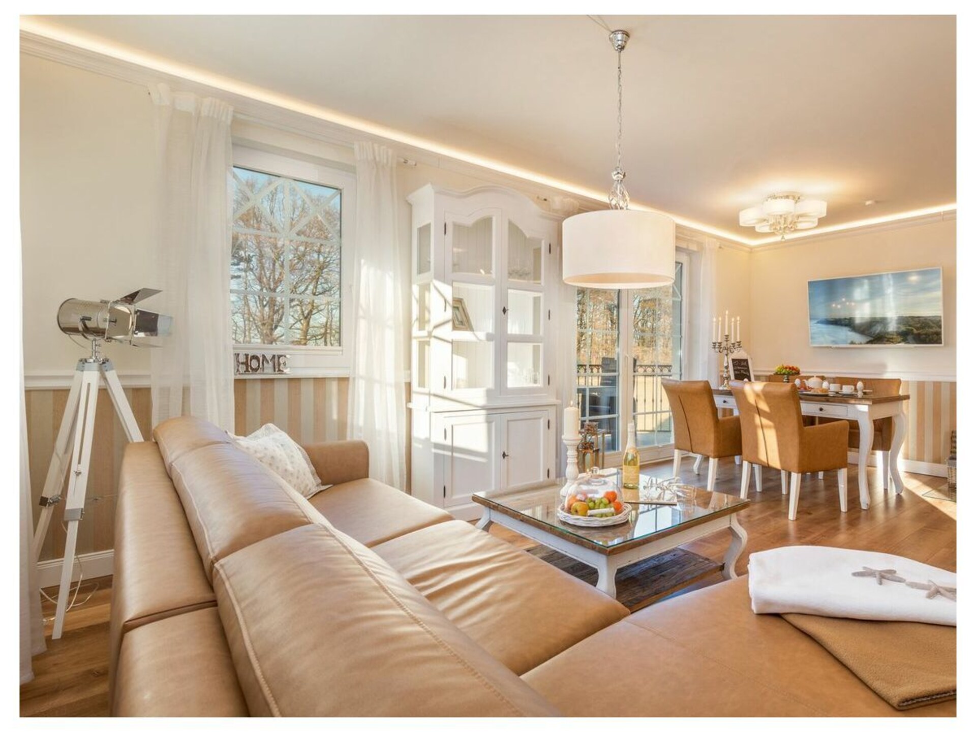 Luxe appartement Villa Strandblick aan zee in Zingst met sauna en open haard - foto 11