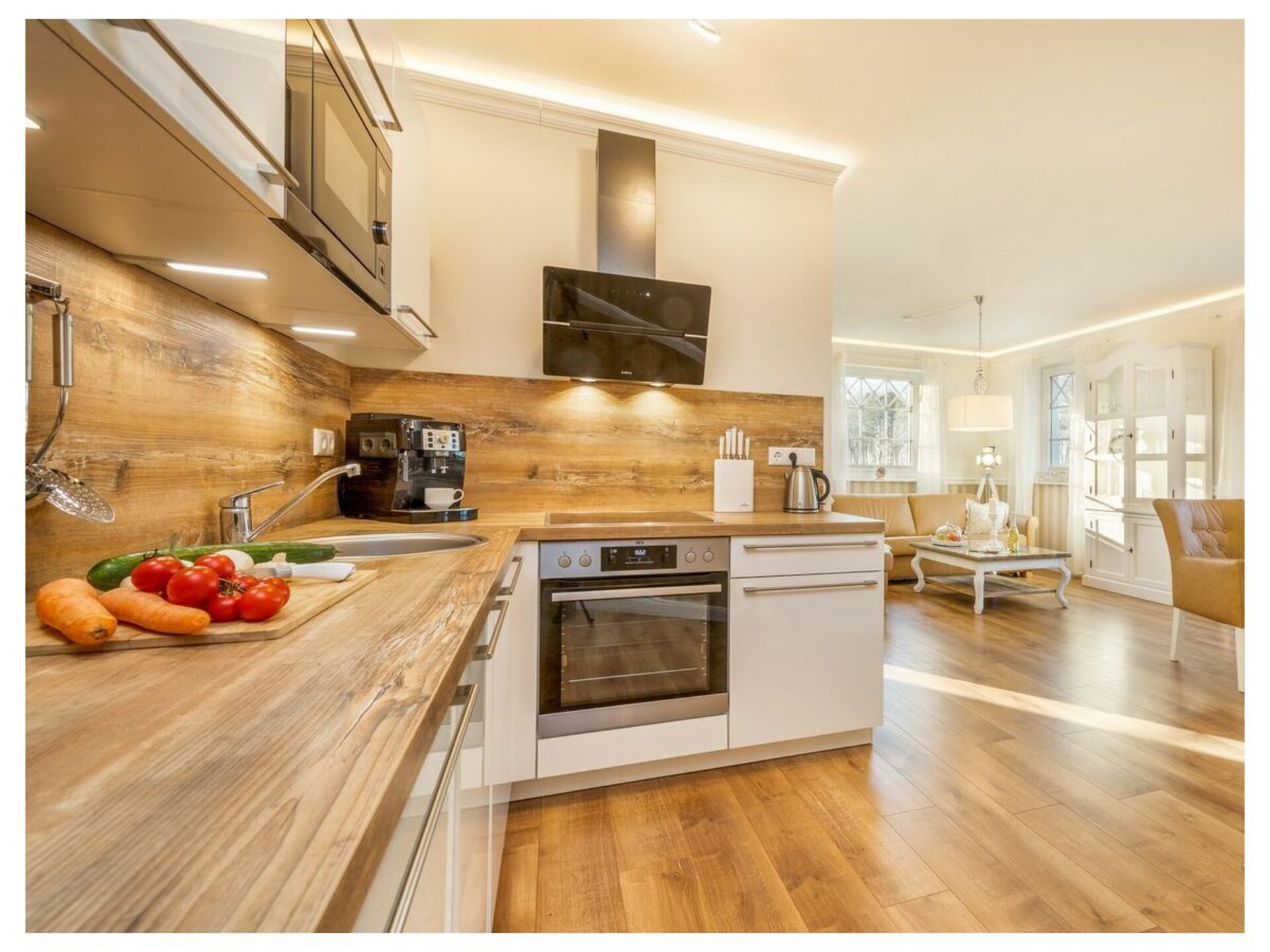 Luxe appartement Villa Strandblick aan zee in Zingst met sauna en open haard - foto 19
