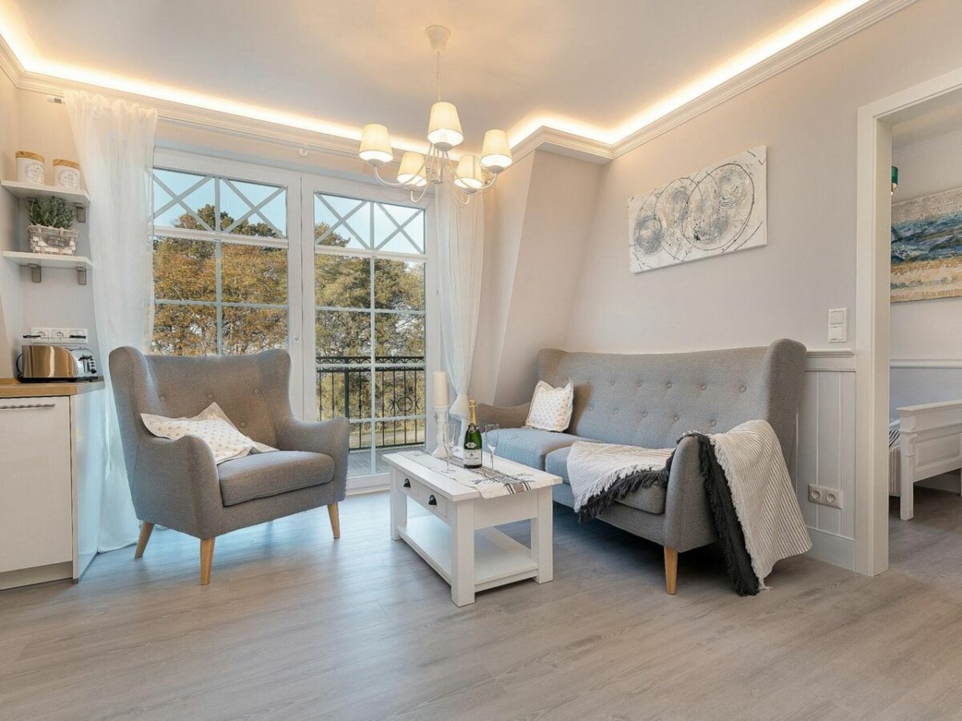 Luxe appartement met sauna & open haard op 400m van het strand in Zingst - foto 11