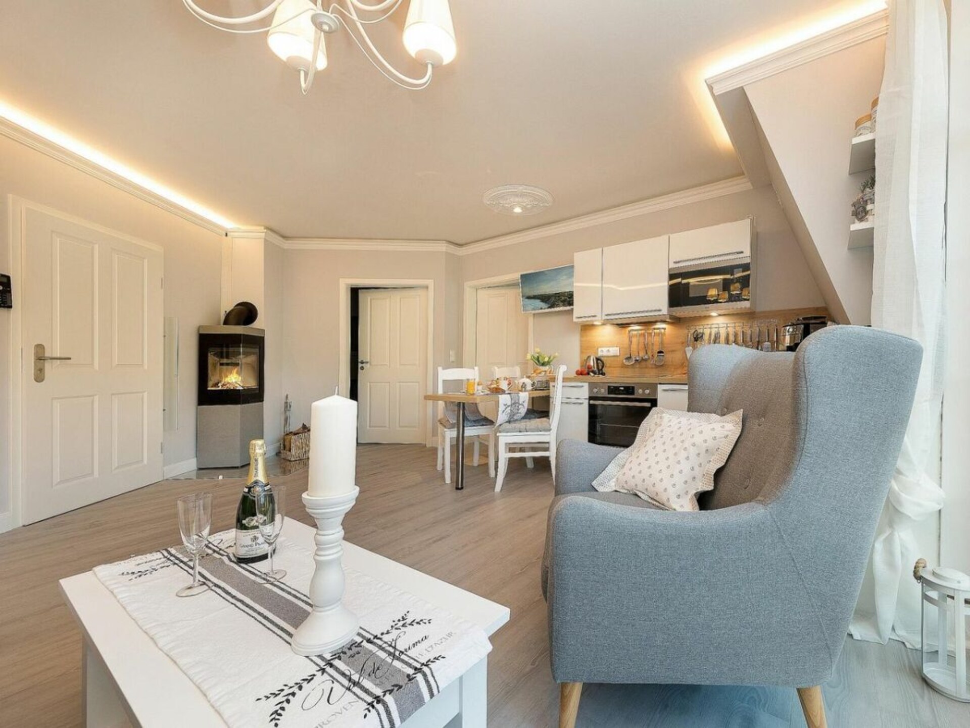 Luxe appartement met sauna & open haard op 400m van het strand in Zingst - foto 22