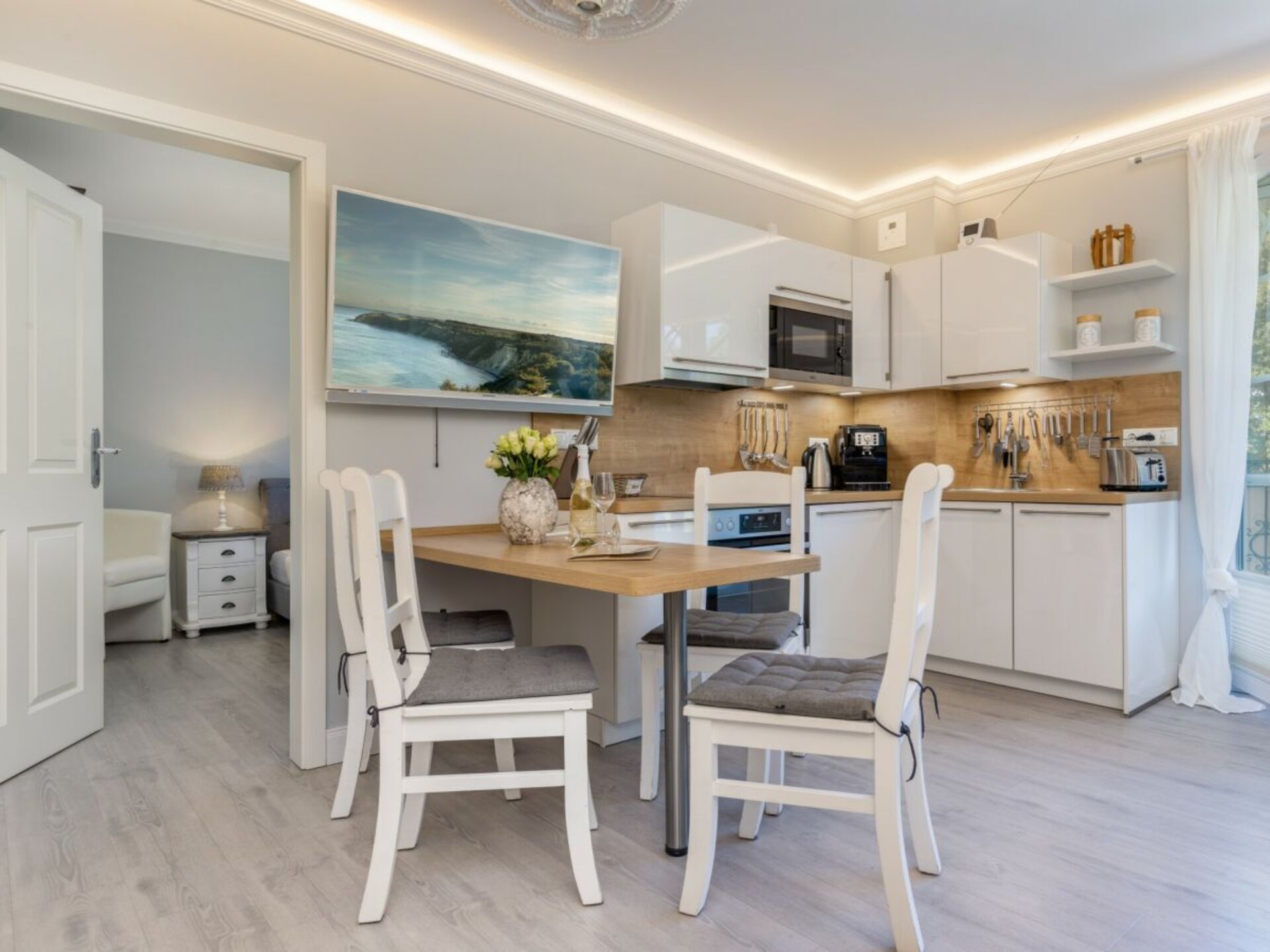Luxe appartement met sauna & open haard op 400m van het strand in Zingst - foto 28