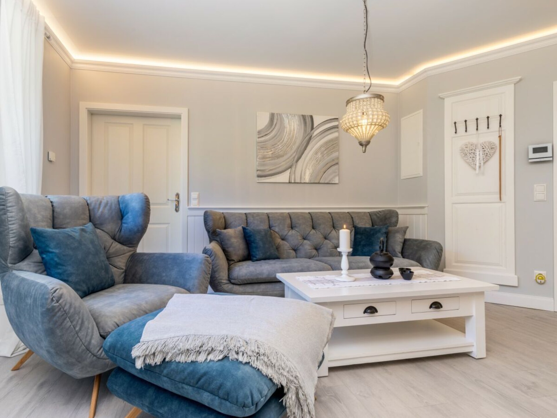 Luxe appartement met sauna & open haard op 400m van het strand in Zingst - foto 29