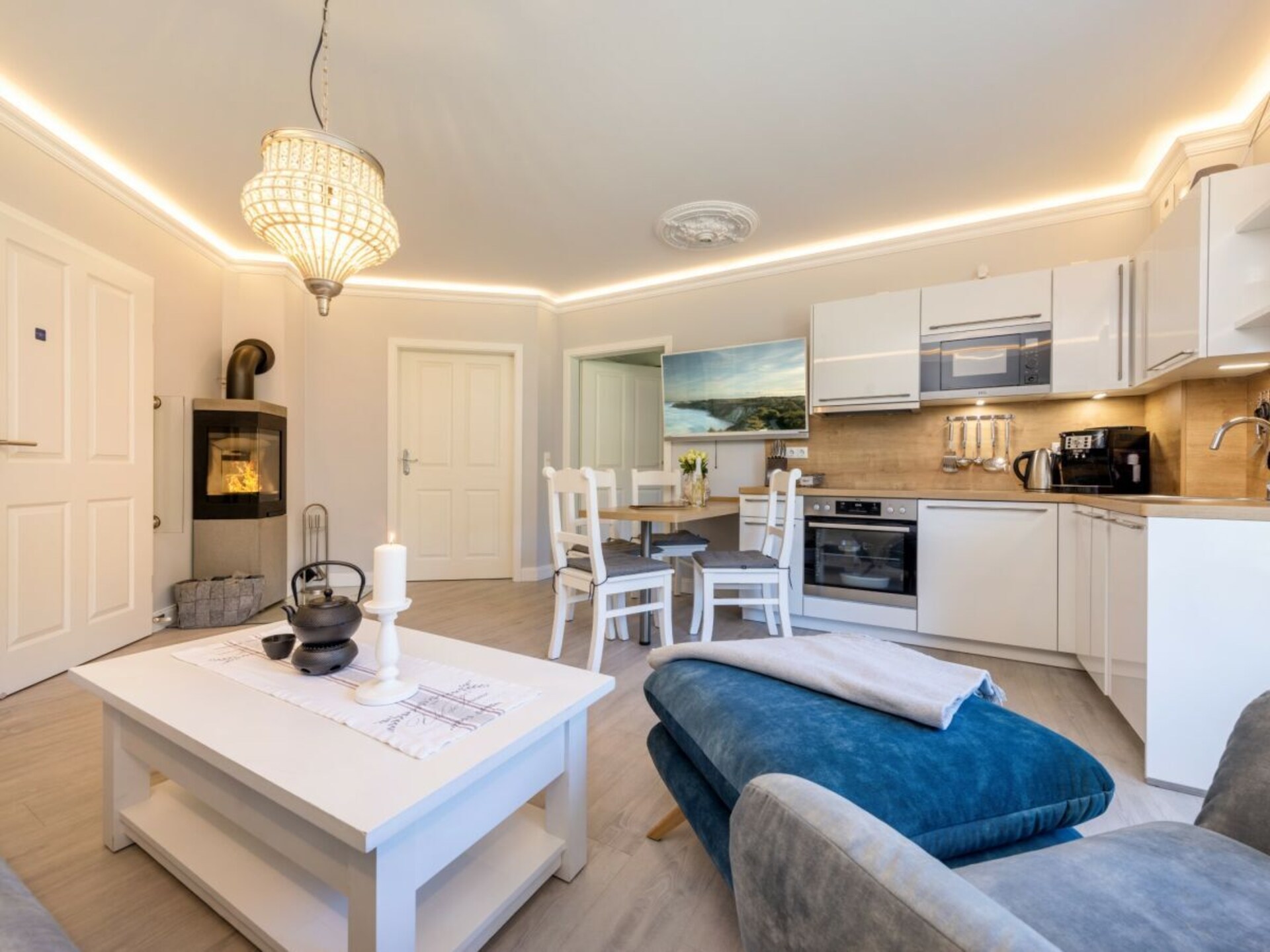 Luxe appartement met sauna & open haard op 400m van het strand in Zingst - foto 30