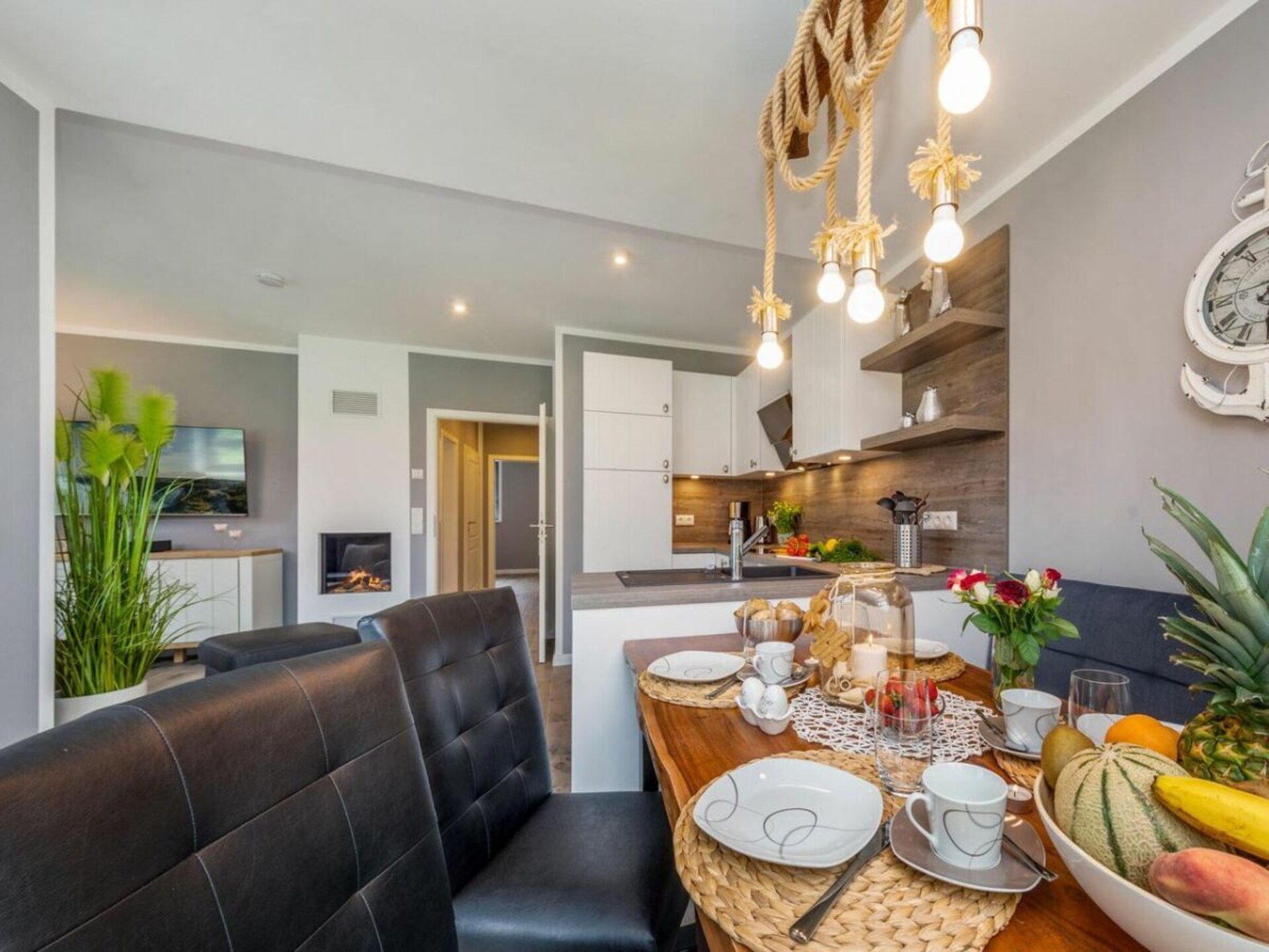 Modern vakantiehuis bij Oostzee Zingst met terras en open haard - foto 9