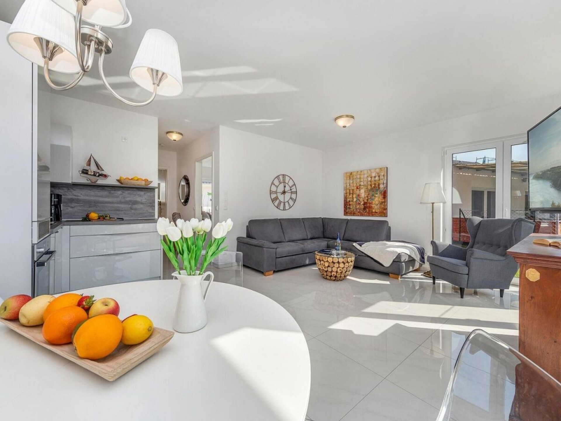 Licht appartement op loopafstand van het strand in Zingst - foto 6