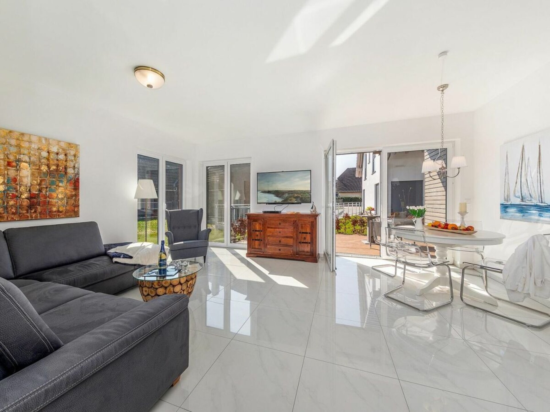 Licht appartement op loopafstand van het strand in Zingst - foto 11