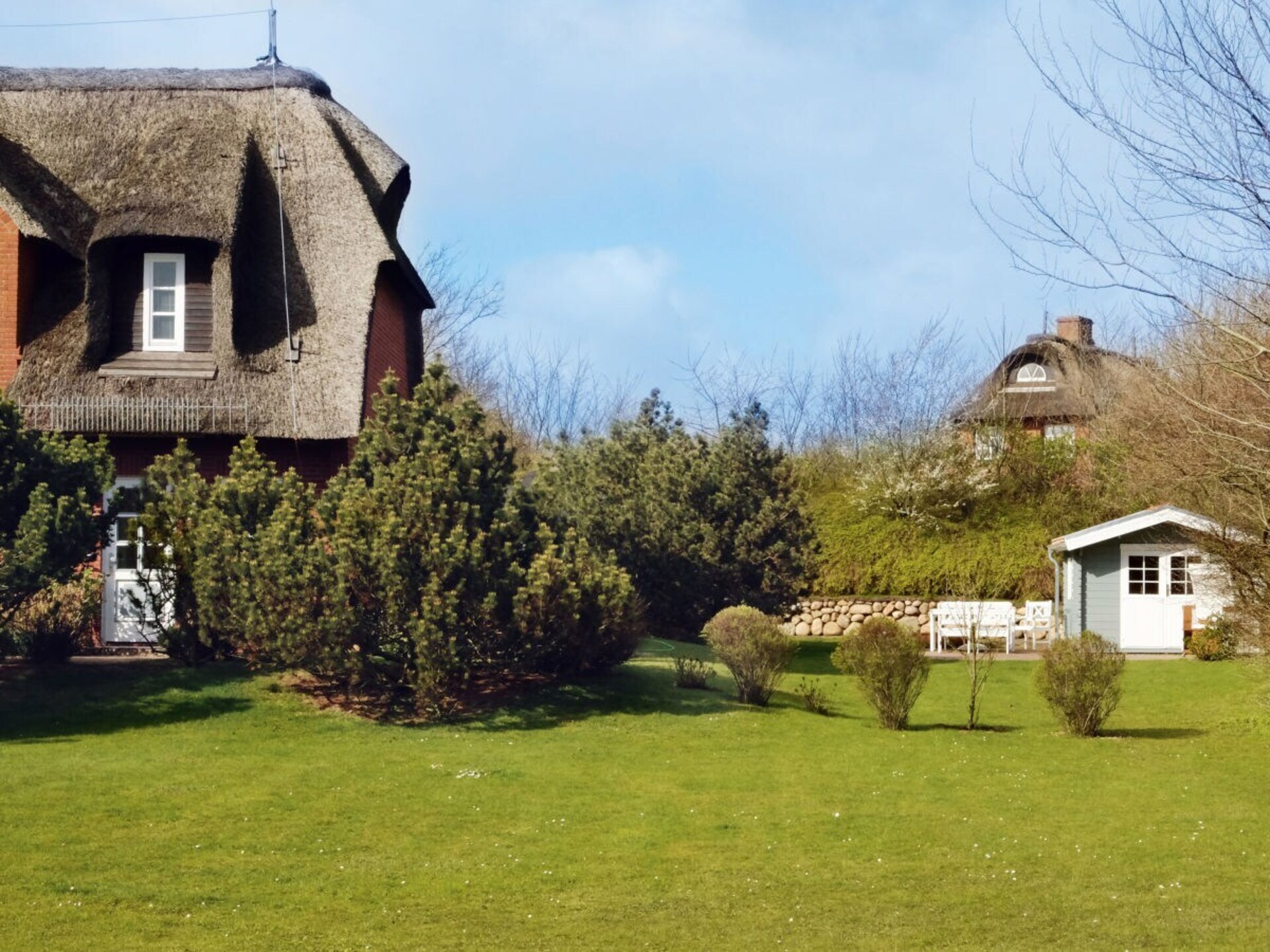 Sfeervol rietgedekt vakantiehuis met 3 terrassen in Keitum, 500m van centrum - foto 2
