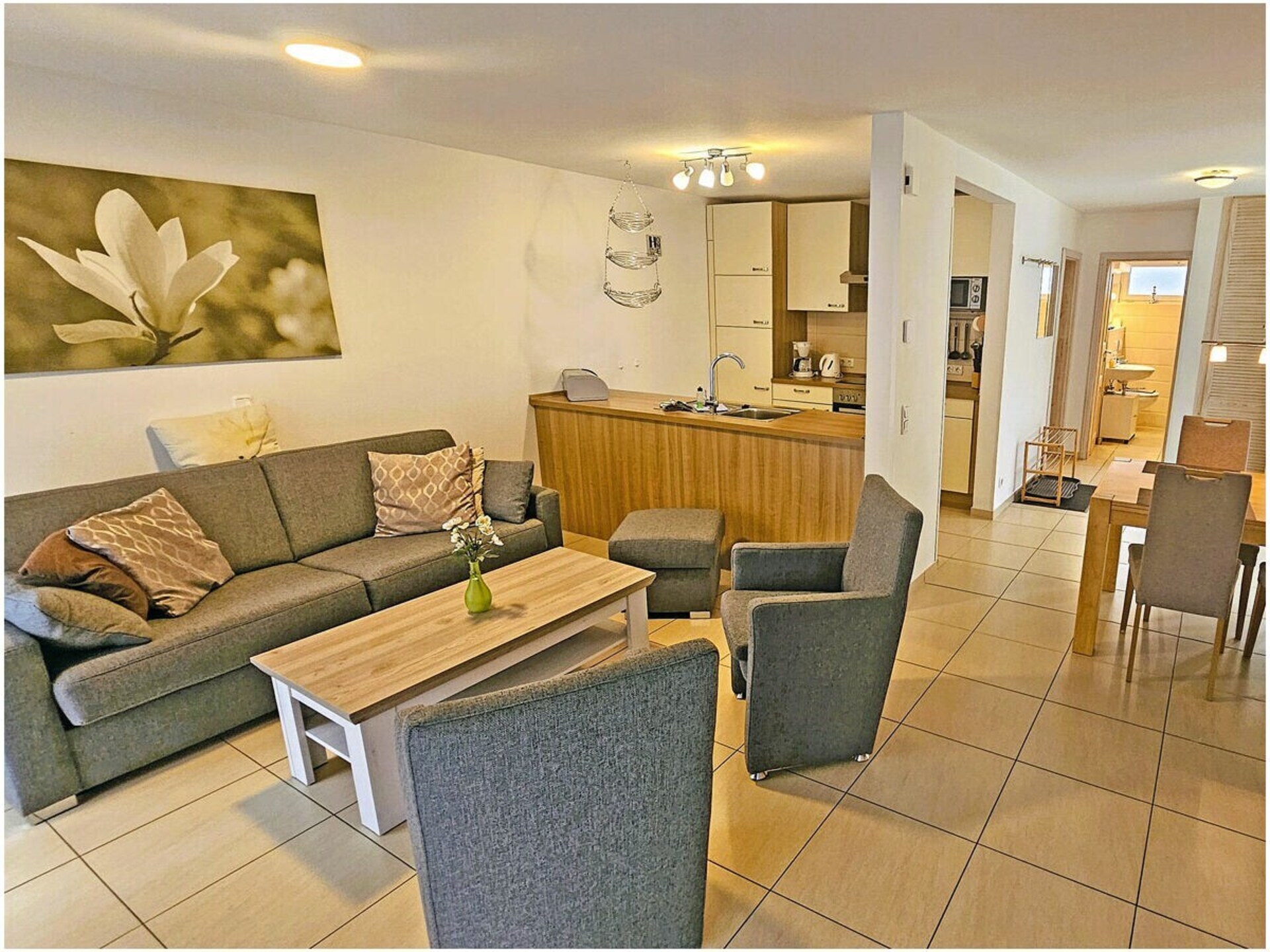 Knus vakantiehuis met sauna en open haard op 500m van strand Glowe - foto 7