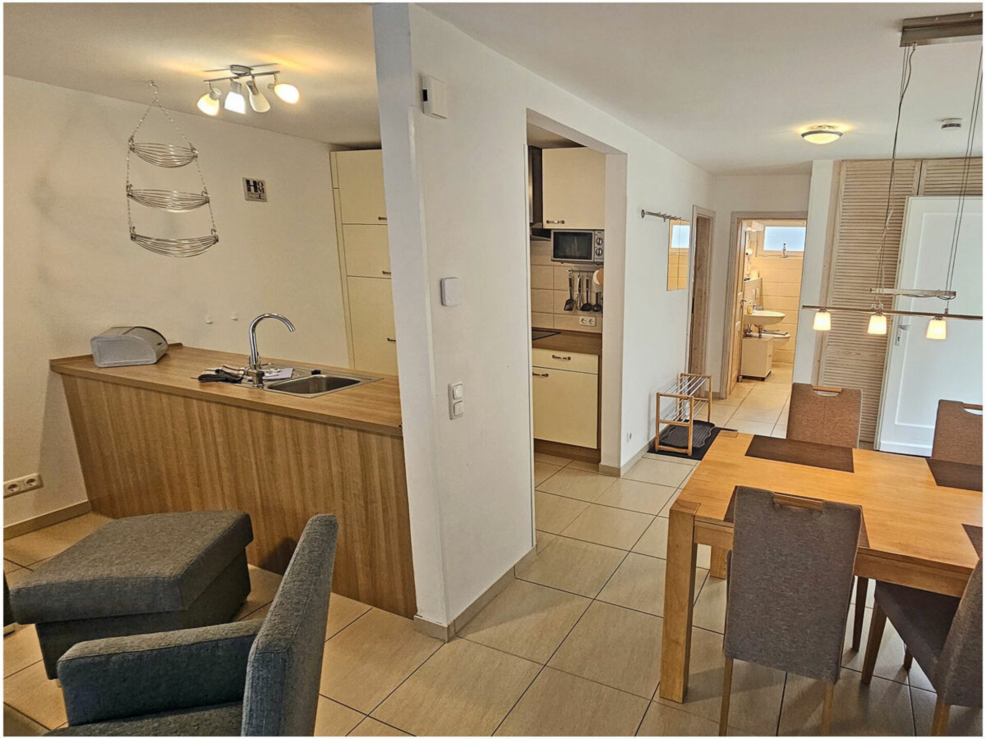 Knus vakantiehuis met sauna en open haard op 500m van strand Glowe - foto 8