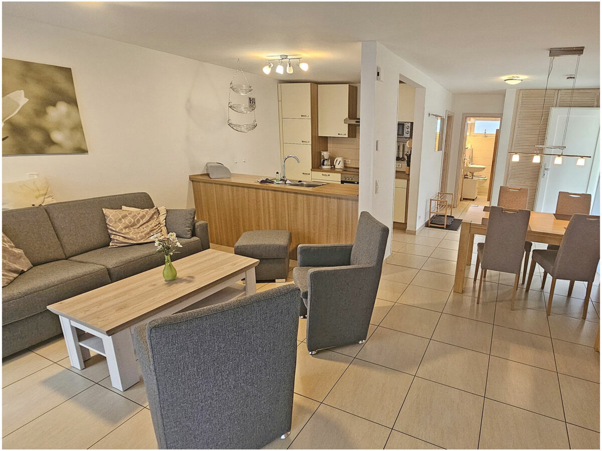 Knus vakantiehuis met sauna en open haard op 500m van strand Glowe - foto 10