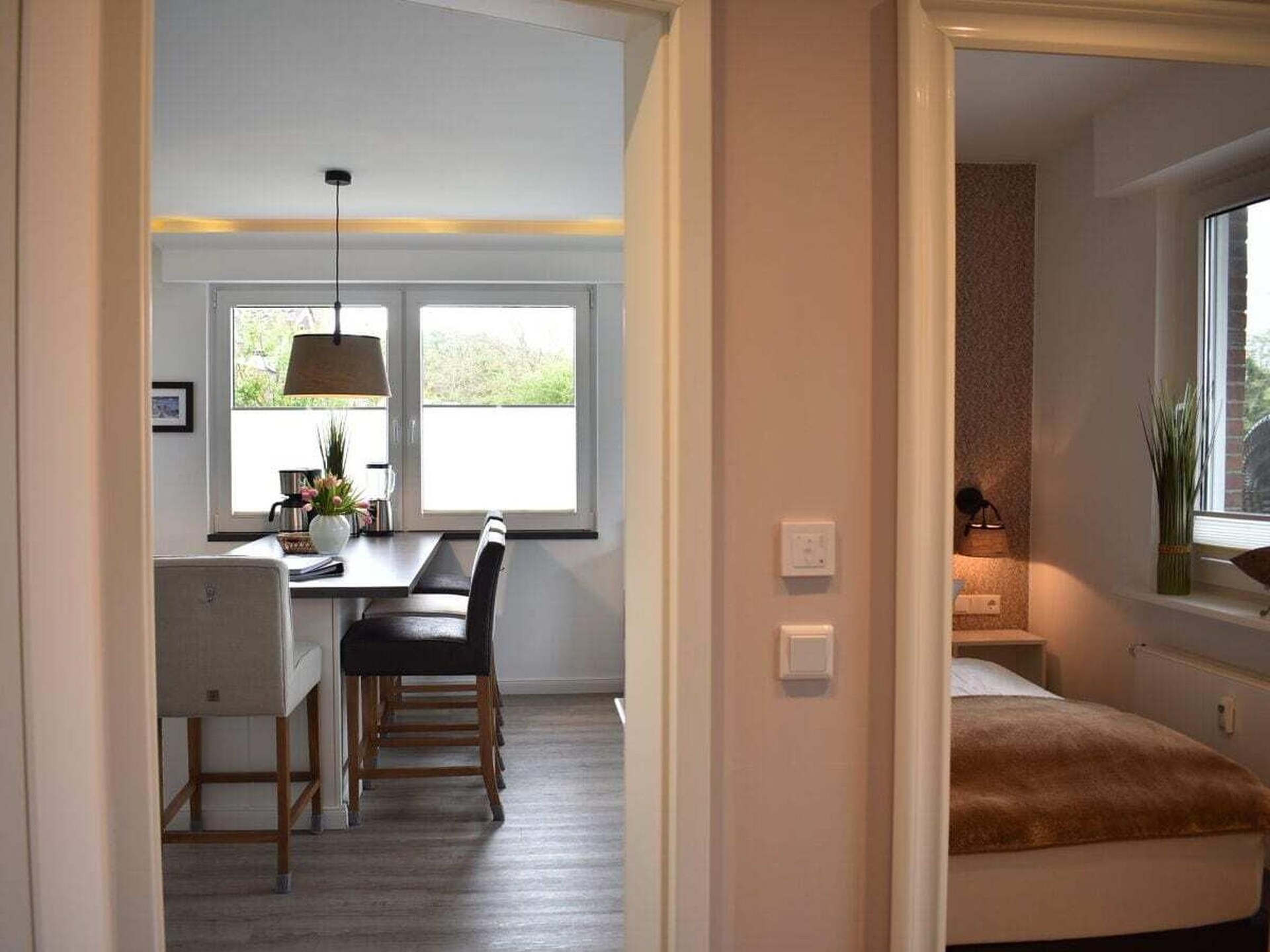 Stijlvol vakantiehuis op Borkum met terras, tuin en Netflix - foto 4