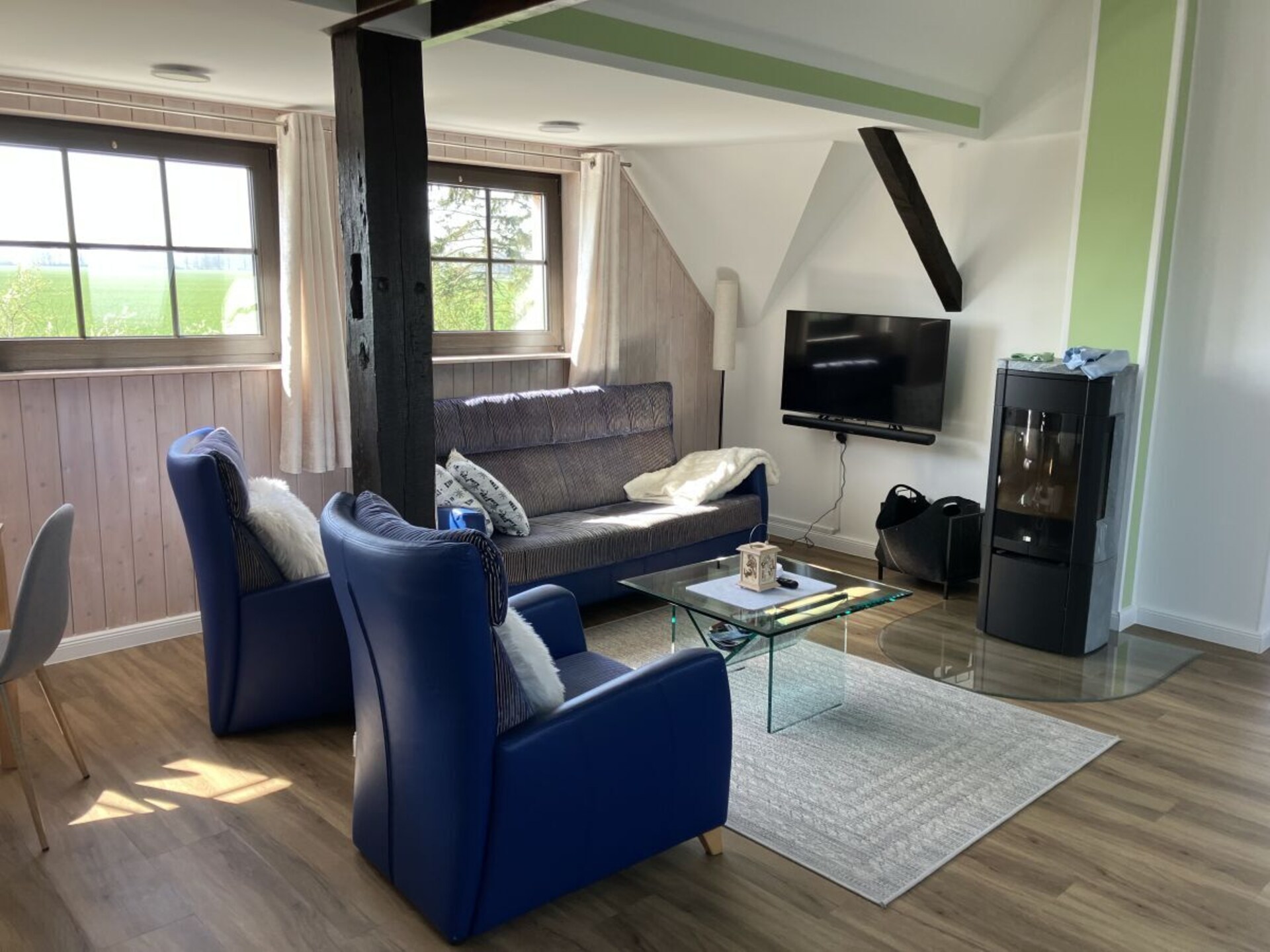 Ruim 4-sterren maisonnette met waterzicht bij Tremter Bodden - foto 15