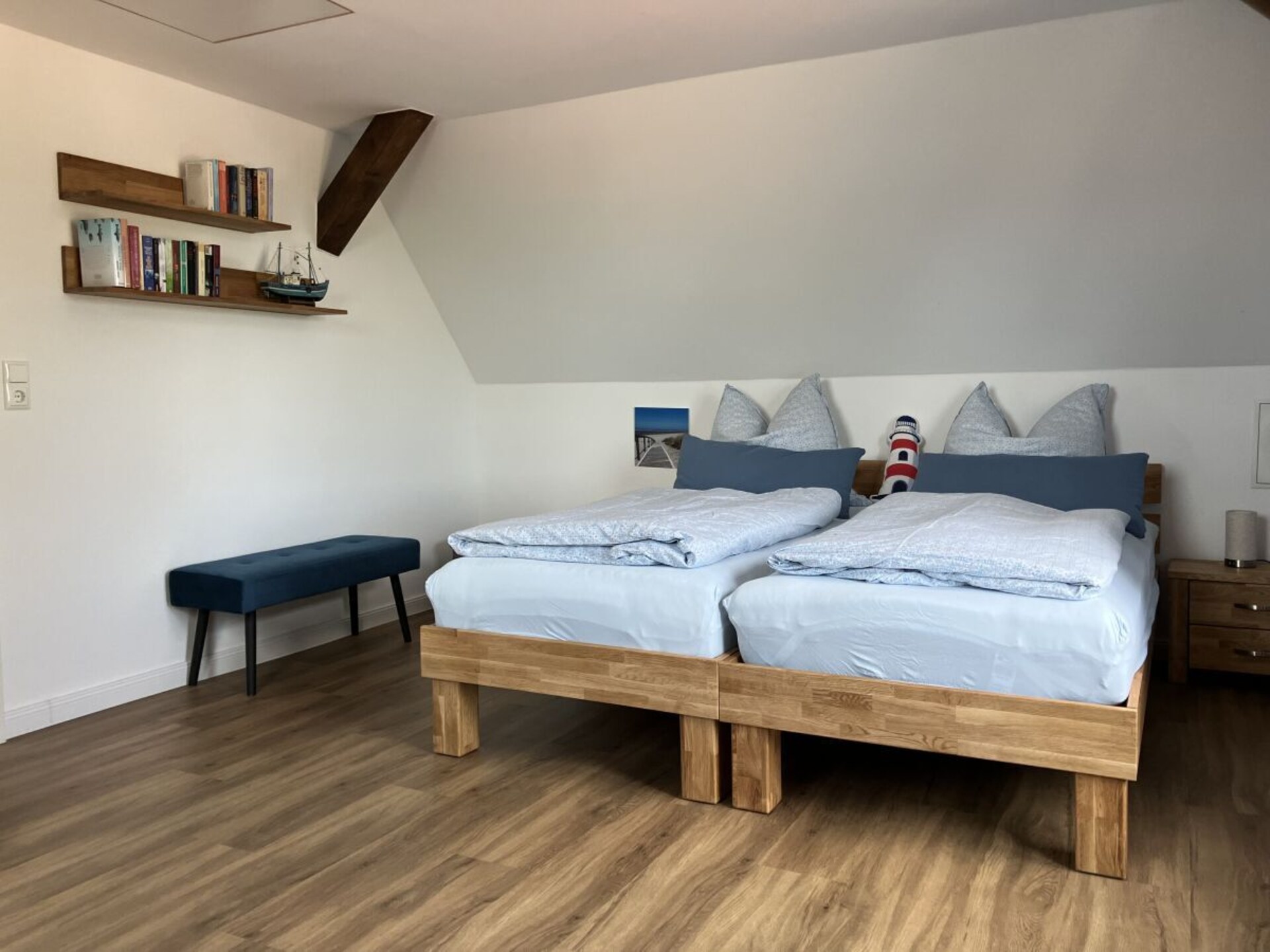 Ruim 4-sterren maisonnette met waterzicht bij Tremter Bodden - foto 29
