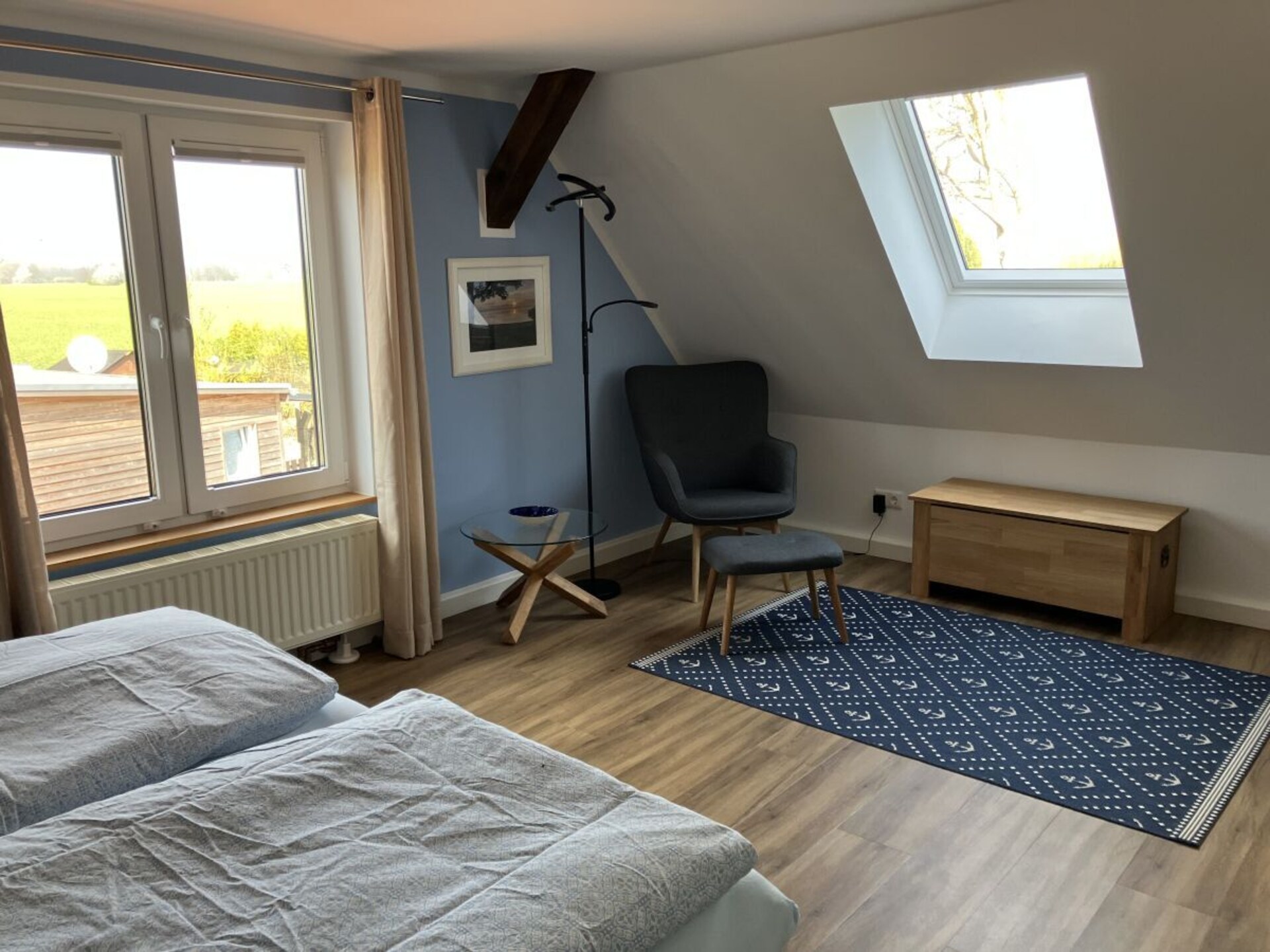Ruim 4-sterren maisonnette met waterzicht bij Tremter Bodden - foto 30