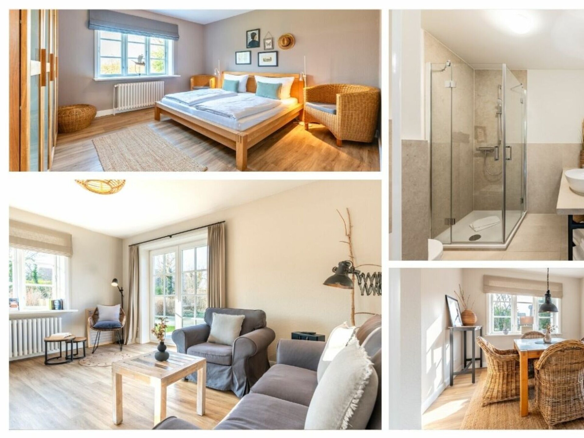 Knus appartement met tuin en houtkachel, 1600m van het strand in Wrixum - foto 14
