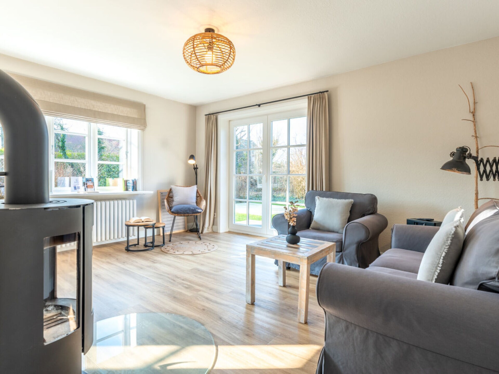 Knus appartement met tuin en houtkachel, 1600m van het strand in Wrixum - foto 2