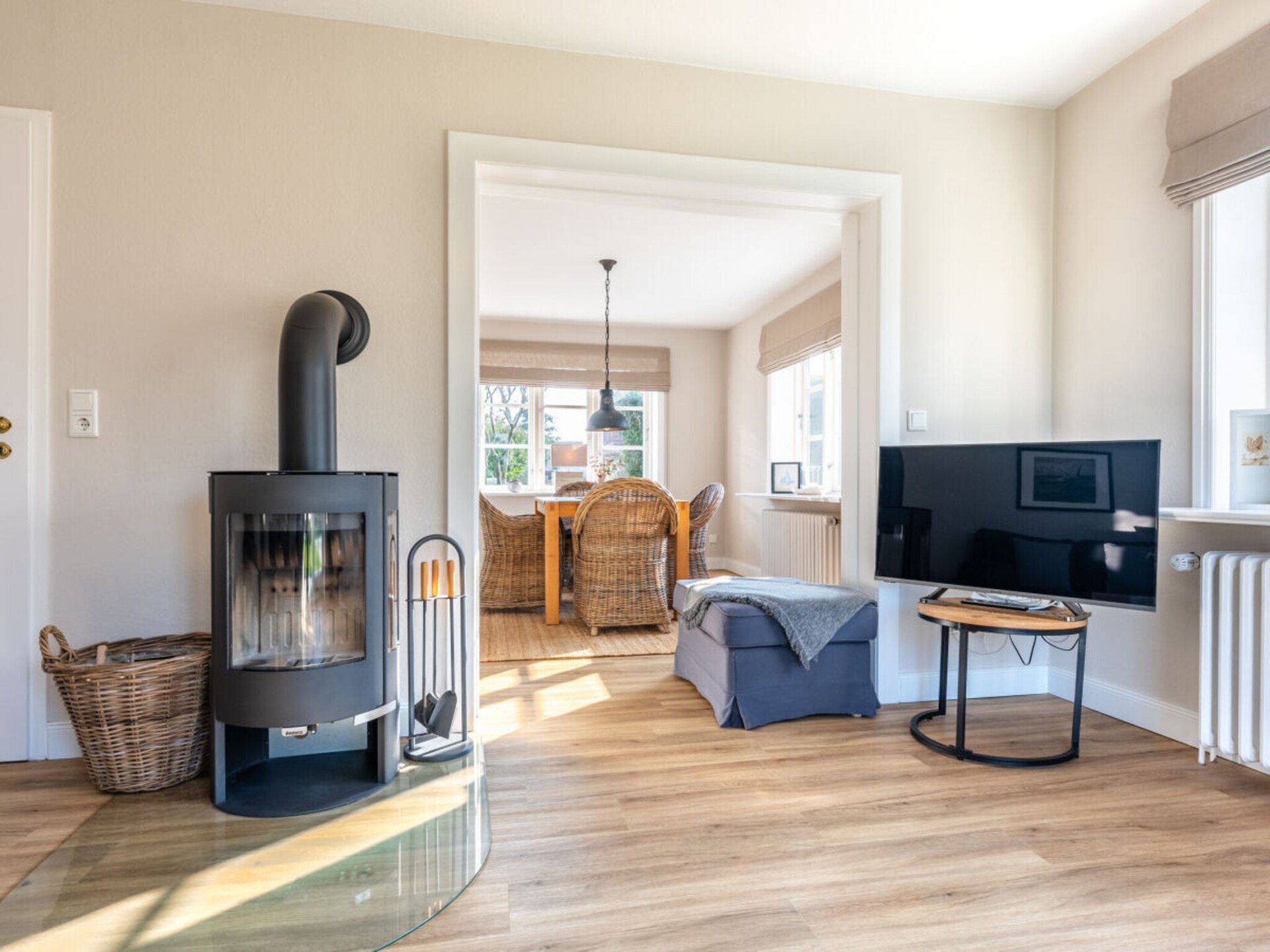 Knus appartement met tuin en houtkachel, 1600m van het strand in Wrixum - foto 8