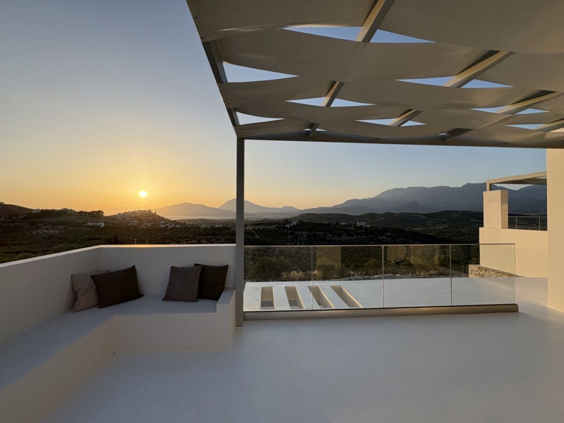 Panoramisch appartement met zee- en bergzicht in Kamilari, Kreta - foto 7