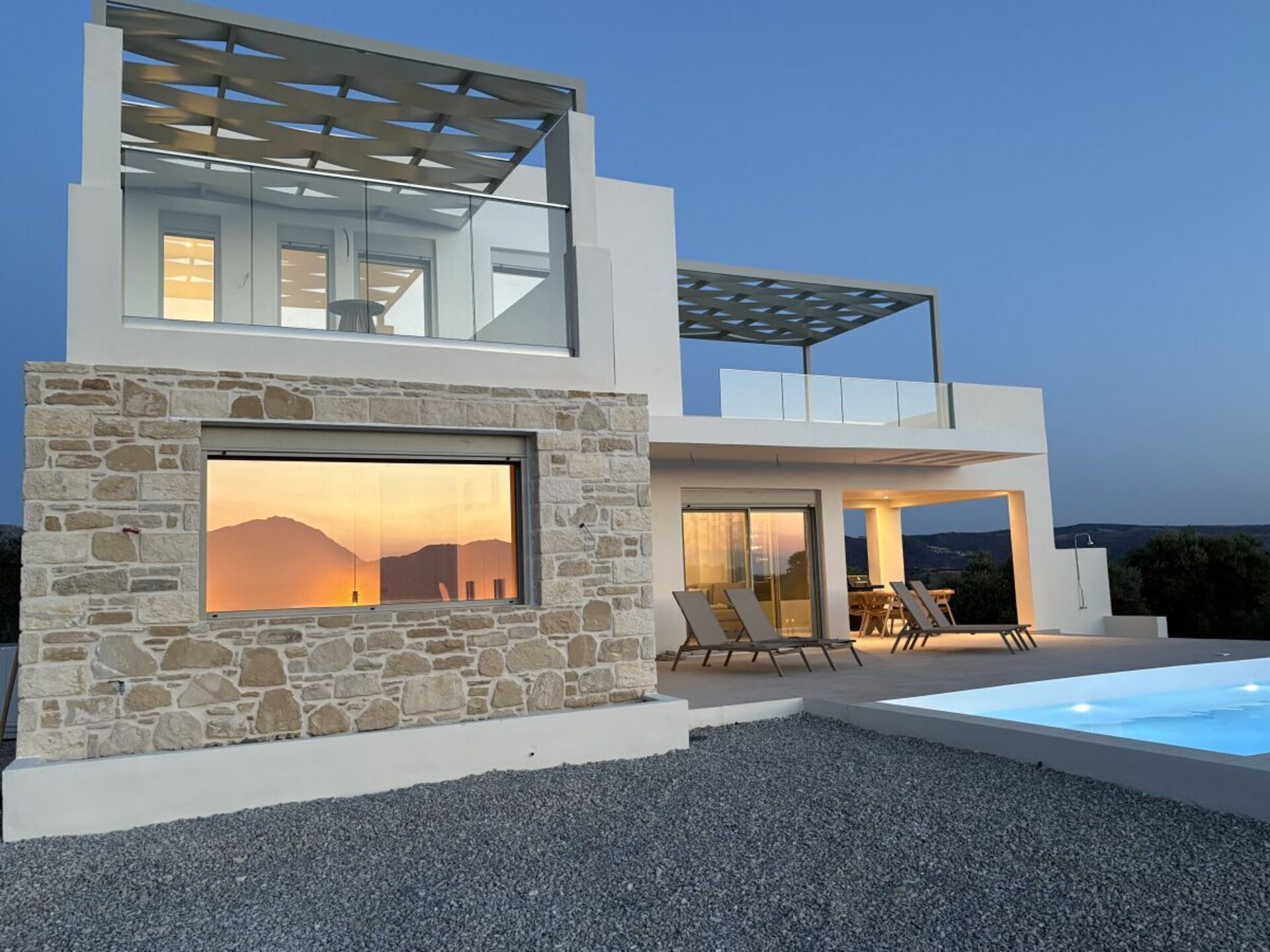 Panoramisch appartement met zee- en bergzicht in Kamilari, Kreta - foto 12