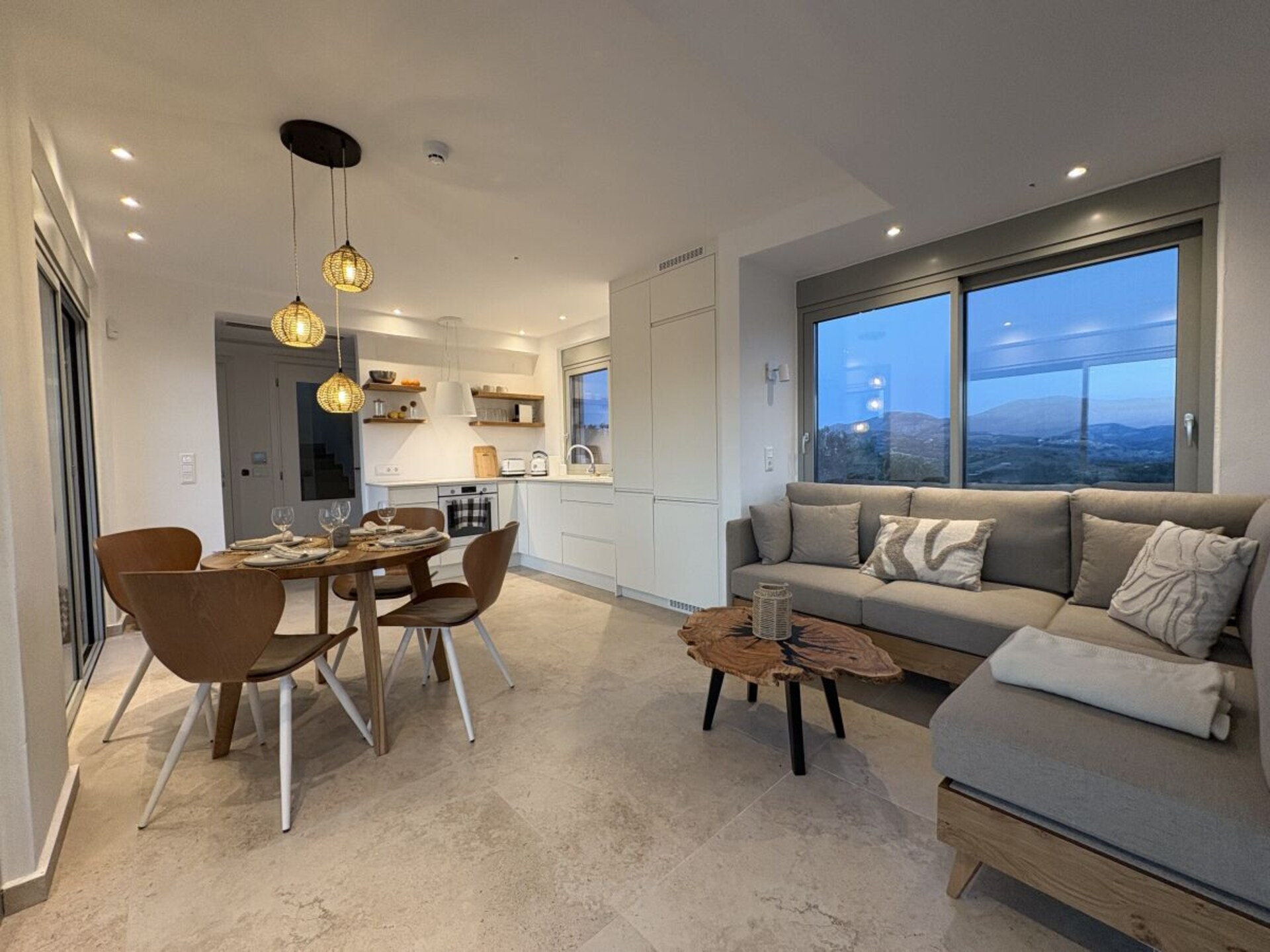 Panoramisch appartement met zee- en bergzicht in Kamilari, Kreta - foto 13