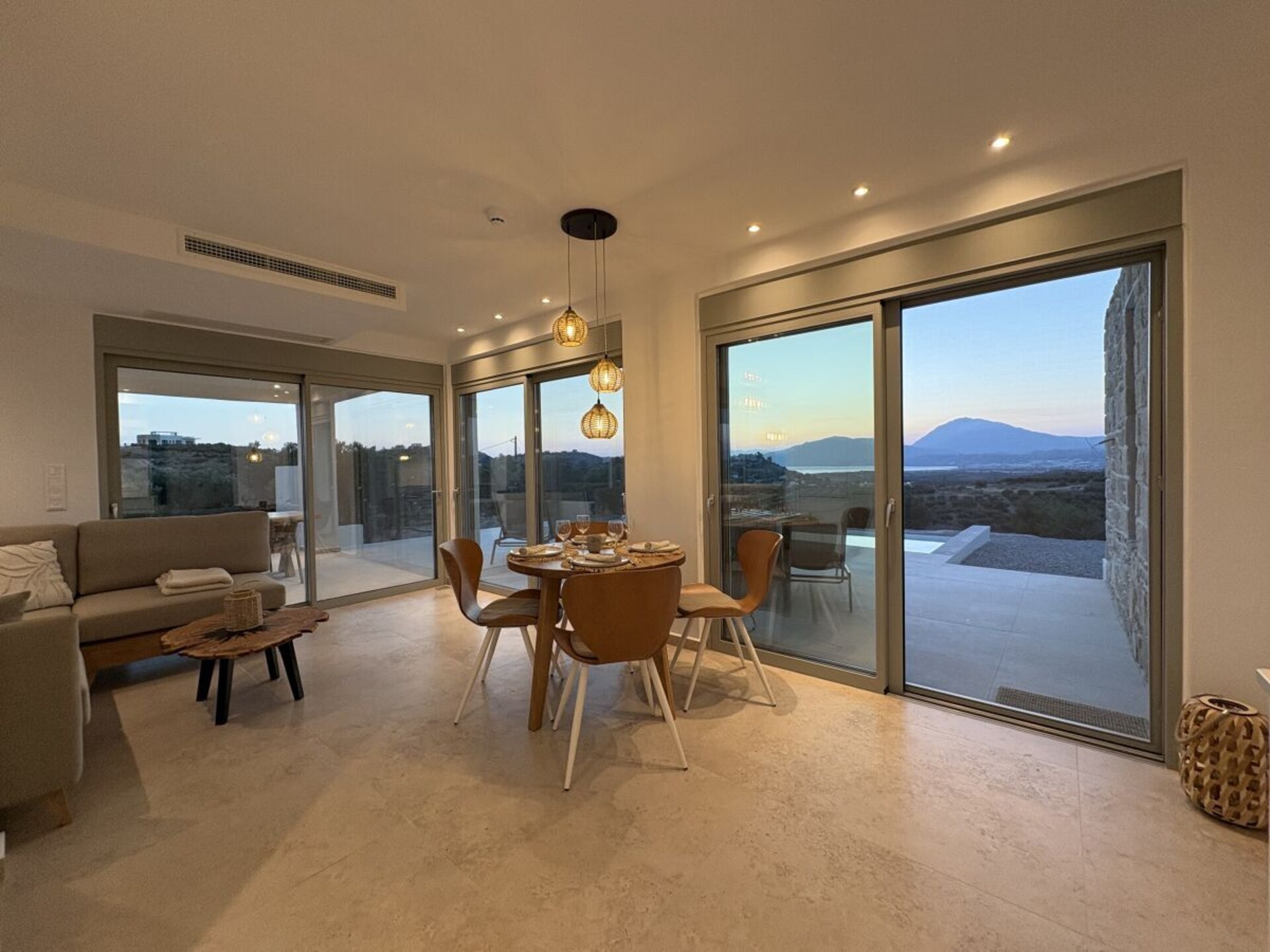Panoramisch appartement met zee- en bergzicht in Kamilari, Kreta - foto 14