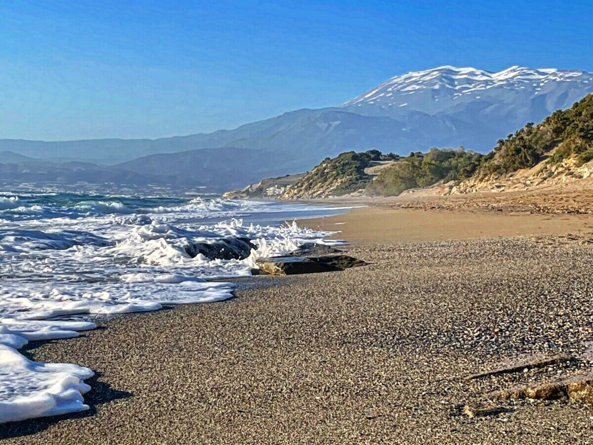 Panoramisch appartement met zee- en bergzicht in Kamilari, Kreta - foto 21