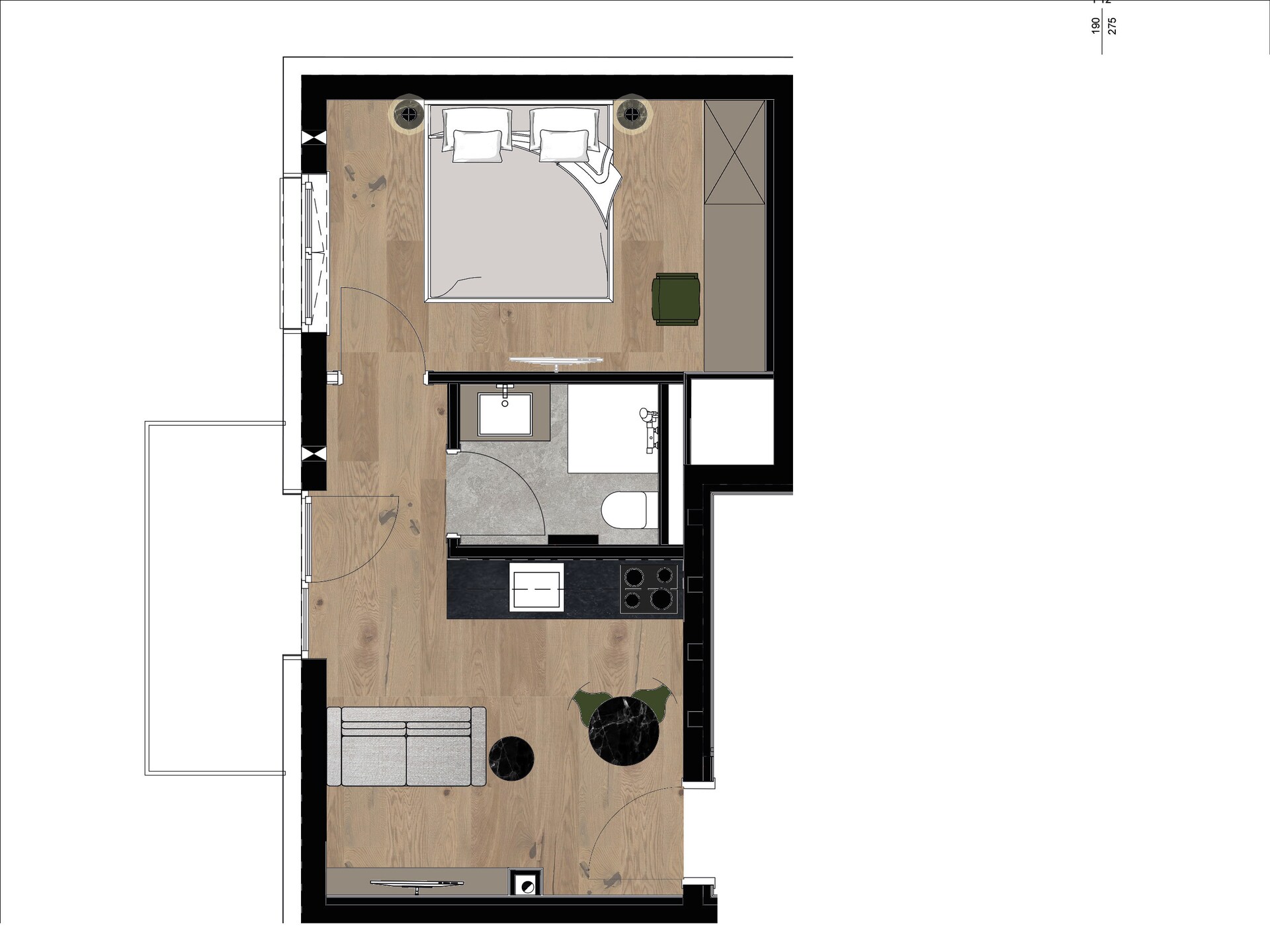 3-persoons appartement in Kirchberg in Tirol nabij de piste · 3 pers. - foto 7